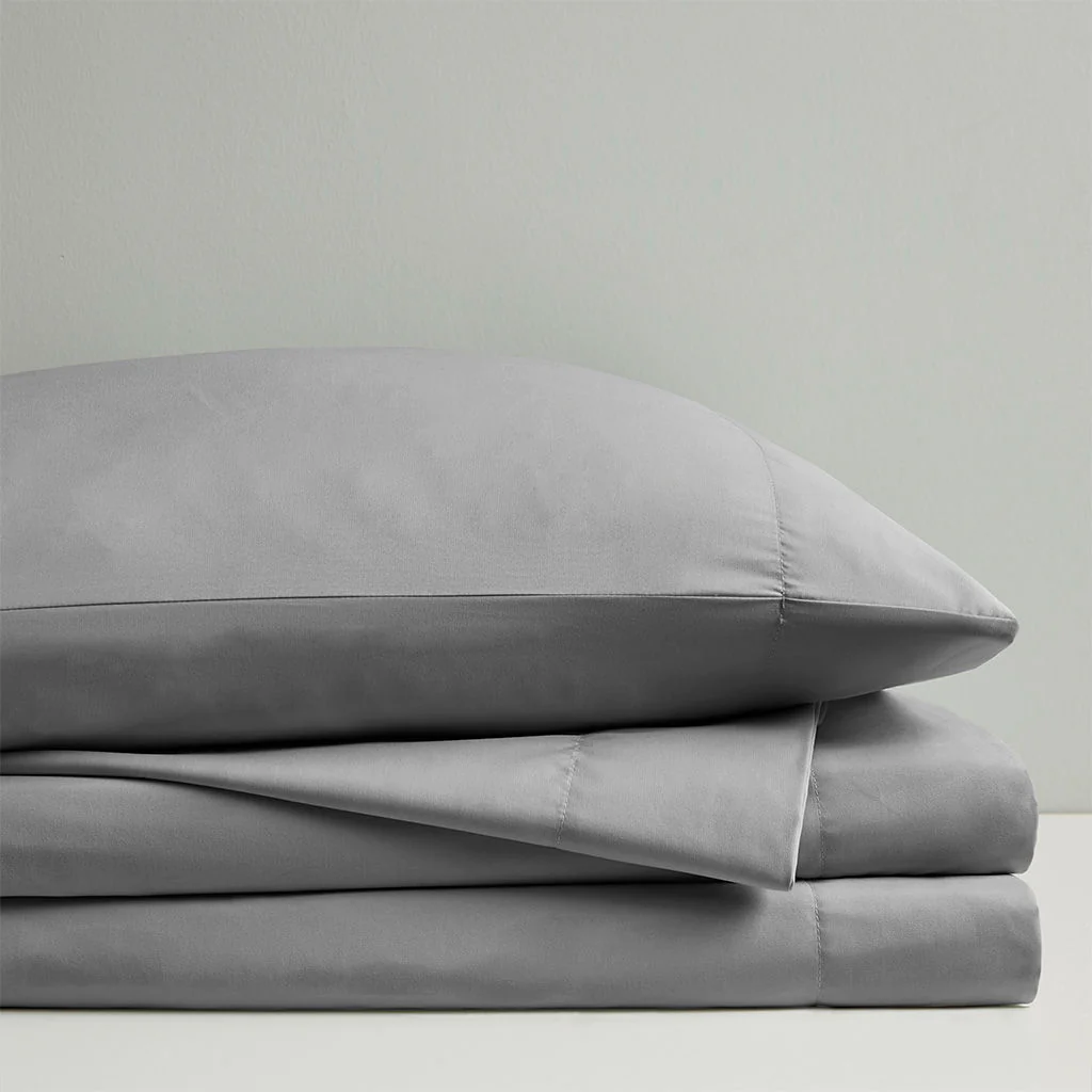 Smart Cool Microfiber Sheet Set - Gray - Image 4
