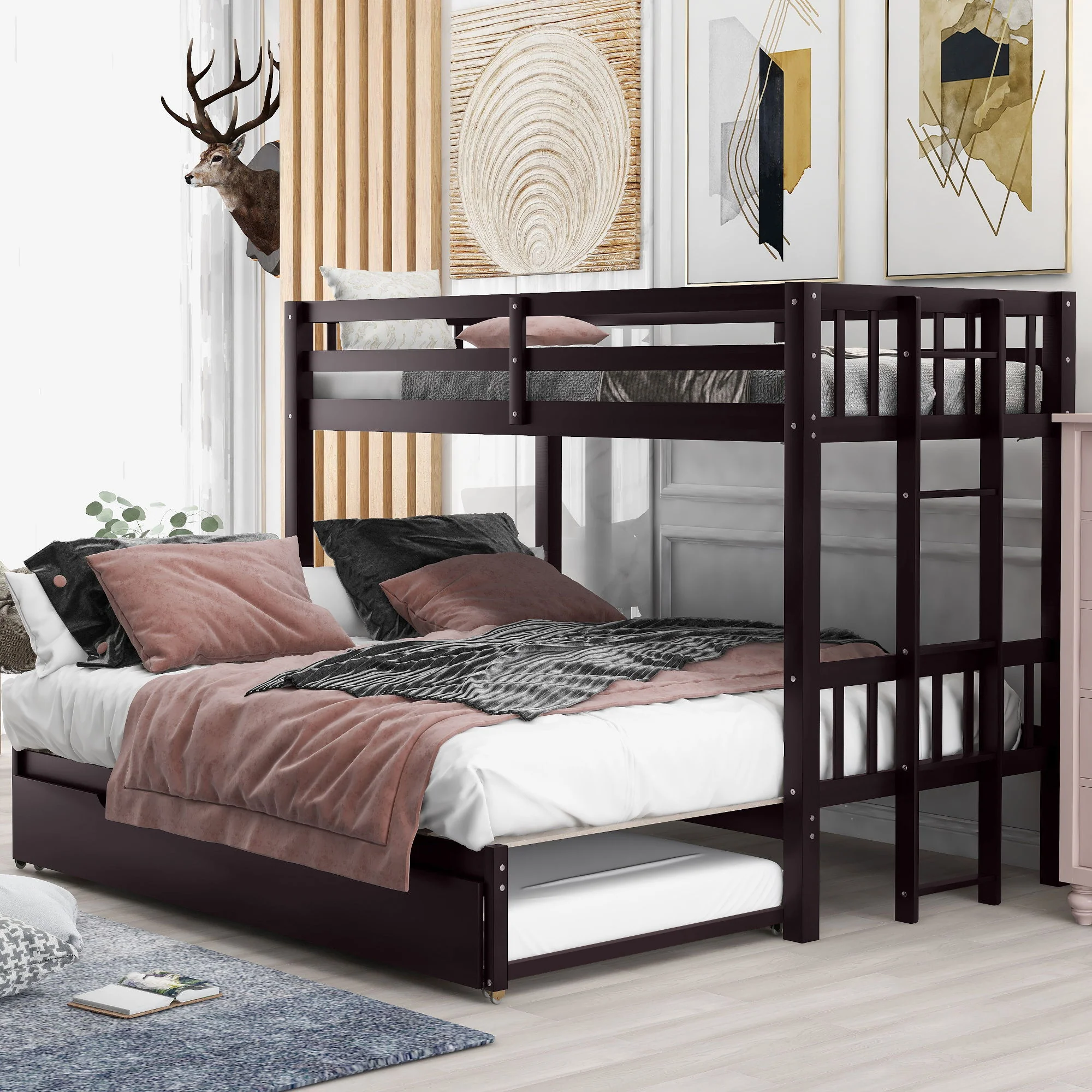Smooth Mobility Bunk Bed With Trundle - Image 7
