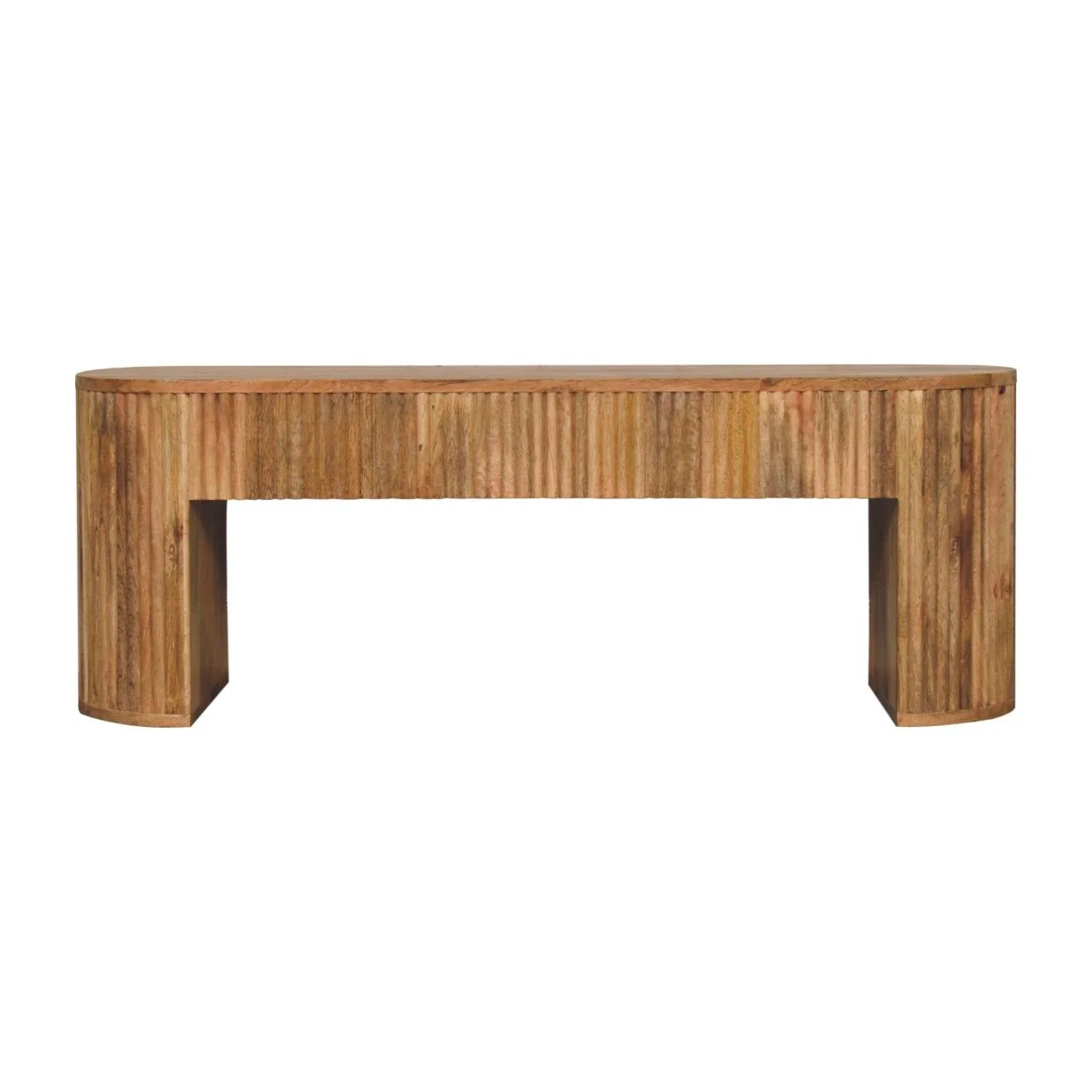 Soba - Straight Media Unit - Oak - Image 2