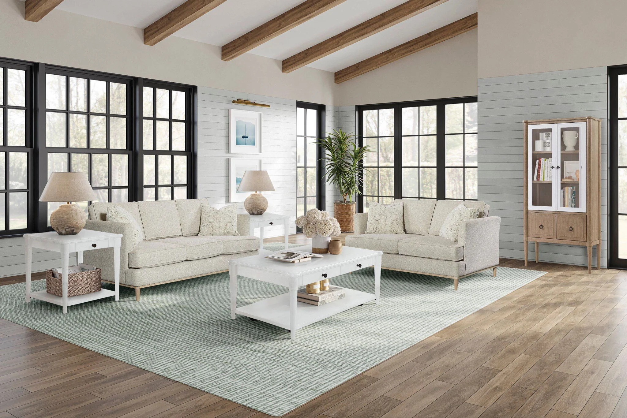 Sofa With 3 Reversable Cushions And 2 Pillows - Image 7