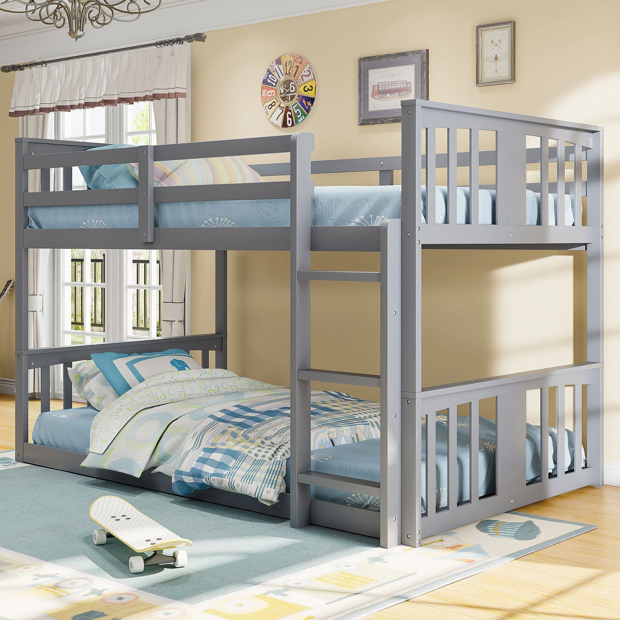 Solid Construction Bunk Bed & Ladder - Image 4