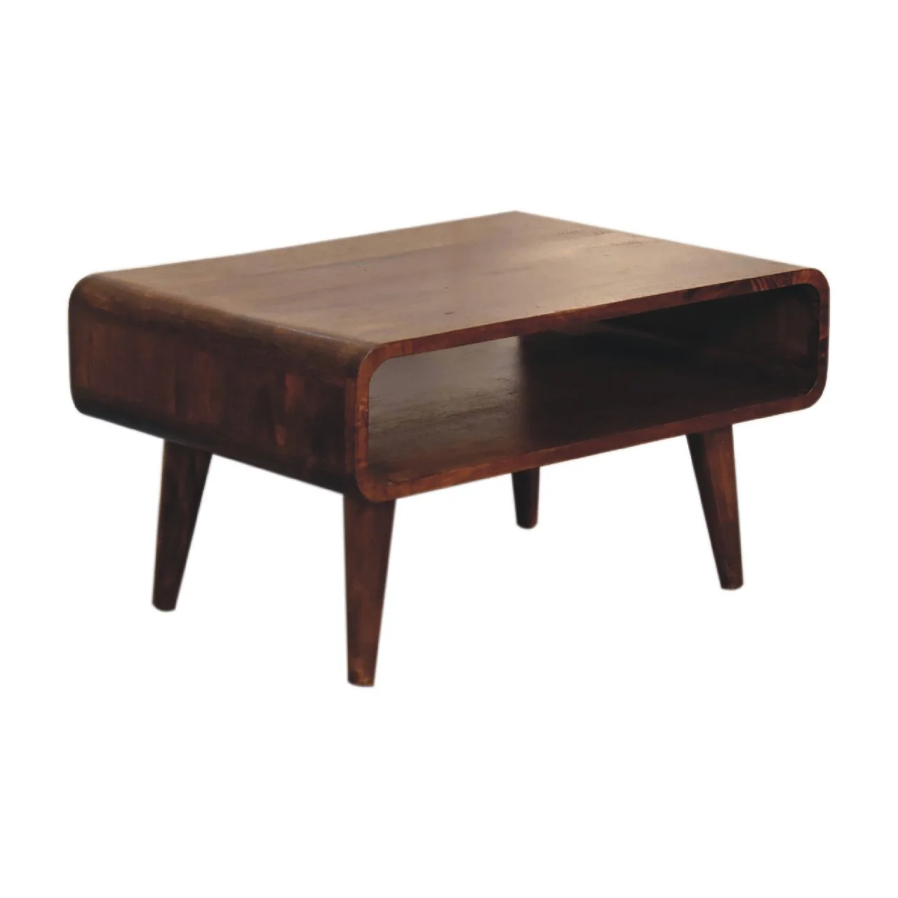 Solid Wood Open Media Unit - Image 8