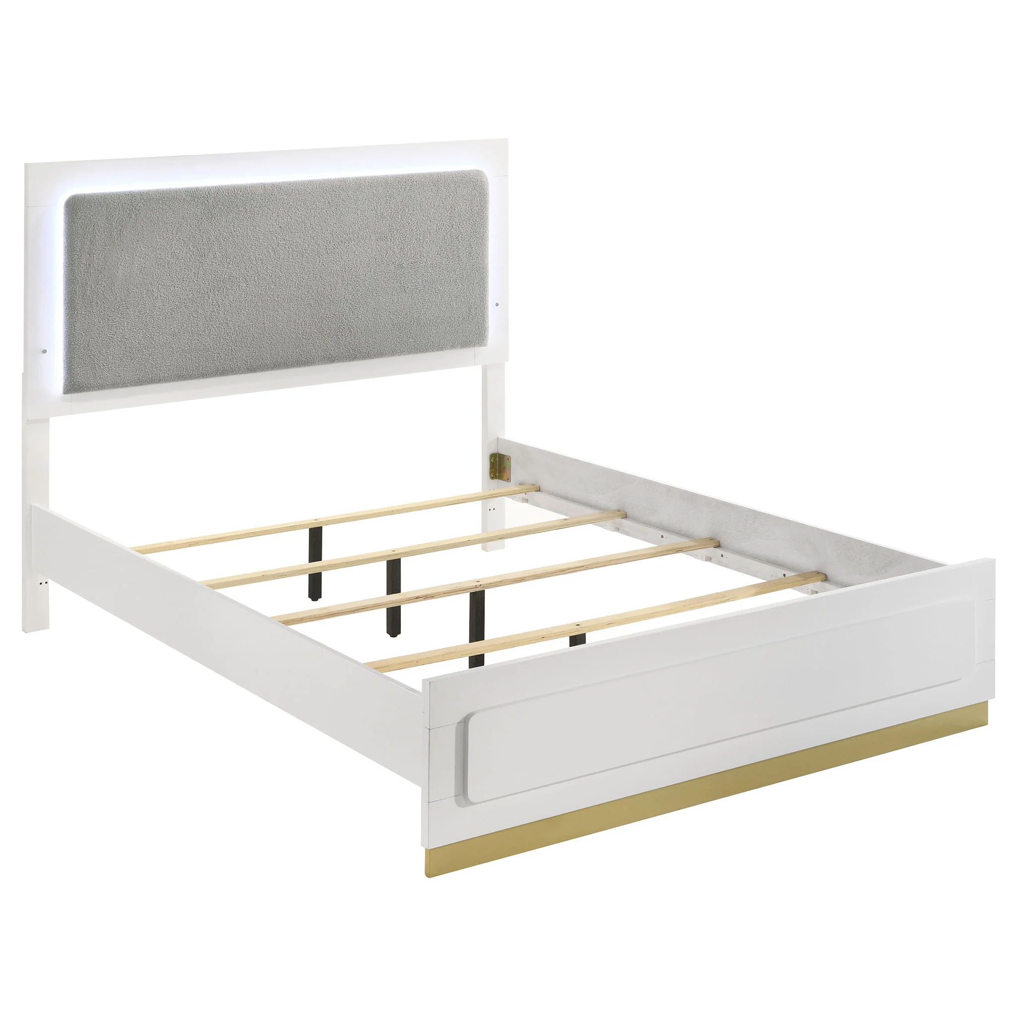 Sophia - Panel Bed With LED Headboard - Image 3
