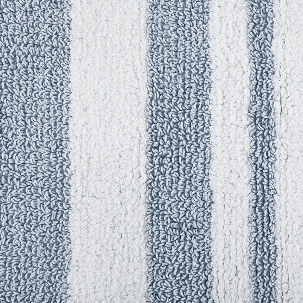 Spa - 27" x 45"Reversible Bath Rug - Blue - Image 4