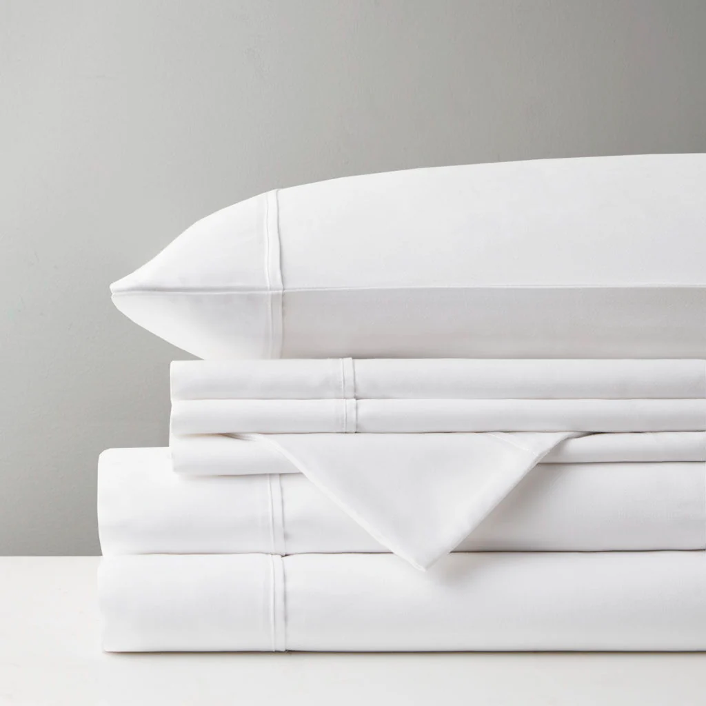 Split King 800 Thread Count Sheet Set - White - Image 3