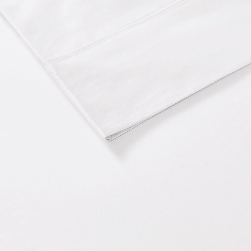 Split King 800 Thread Count Sheet Set - White - Image 4