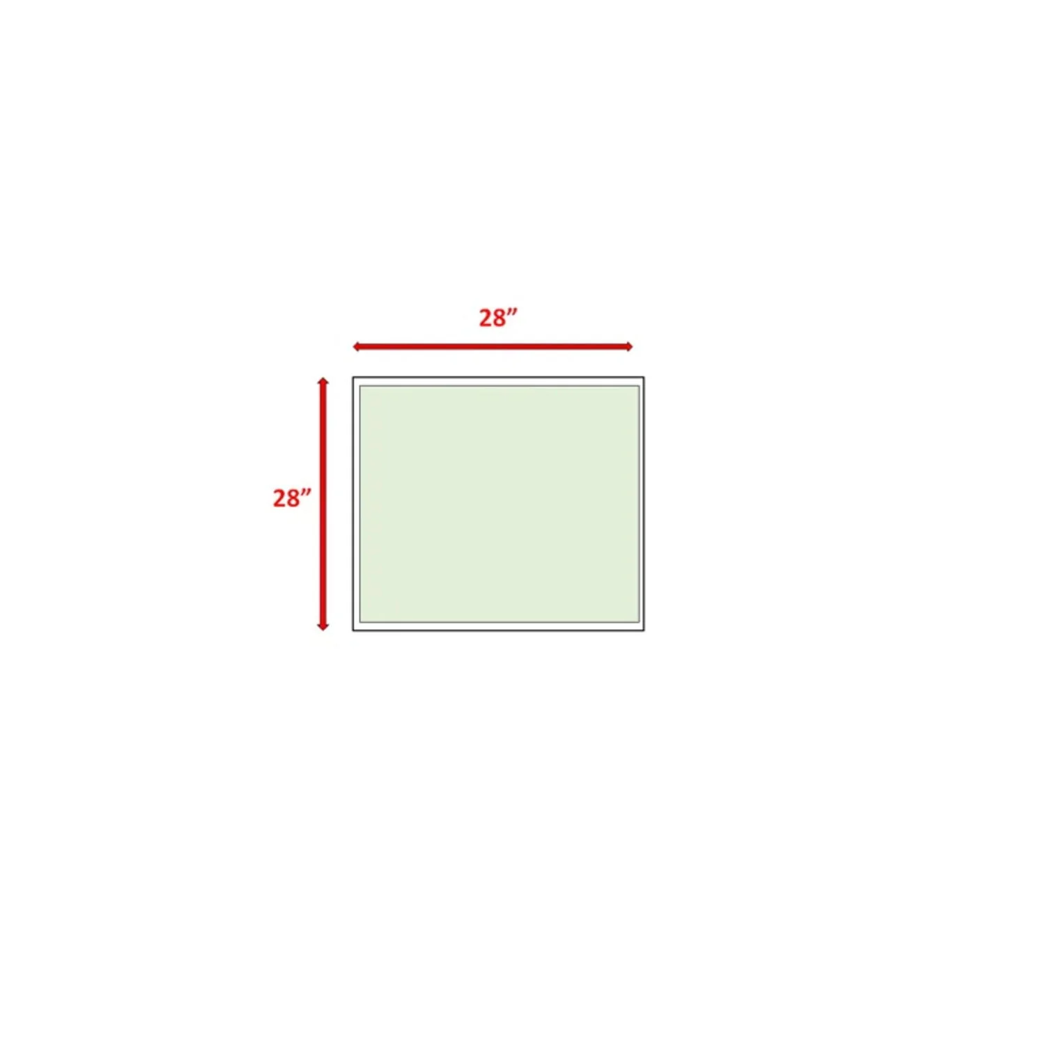 Square Coffee Table With Rustproof Frame And Clear Top - Brown Mix - Image 4