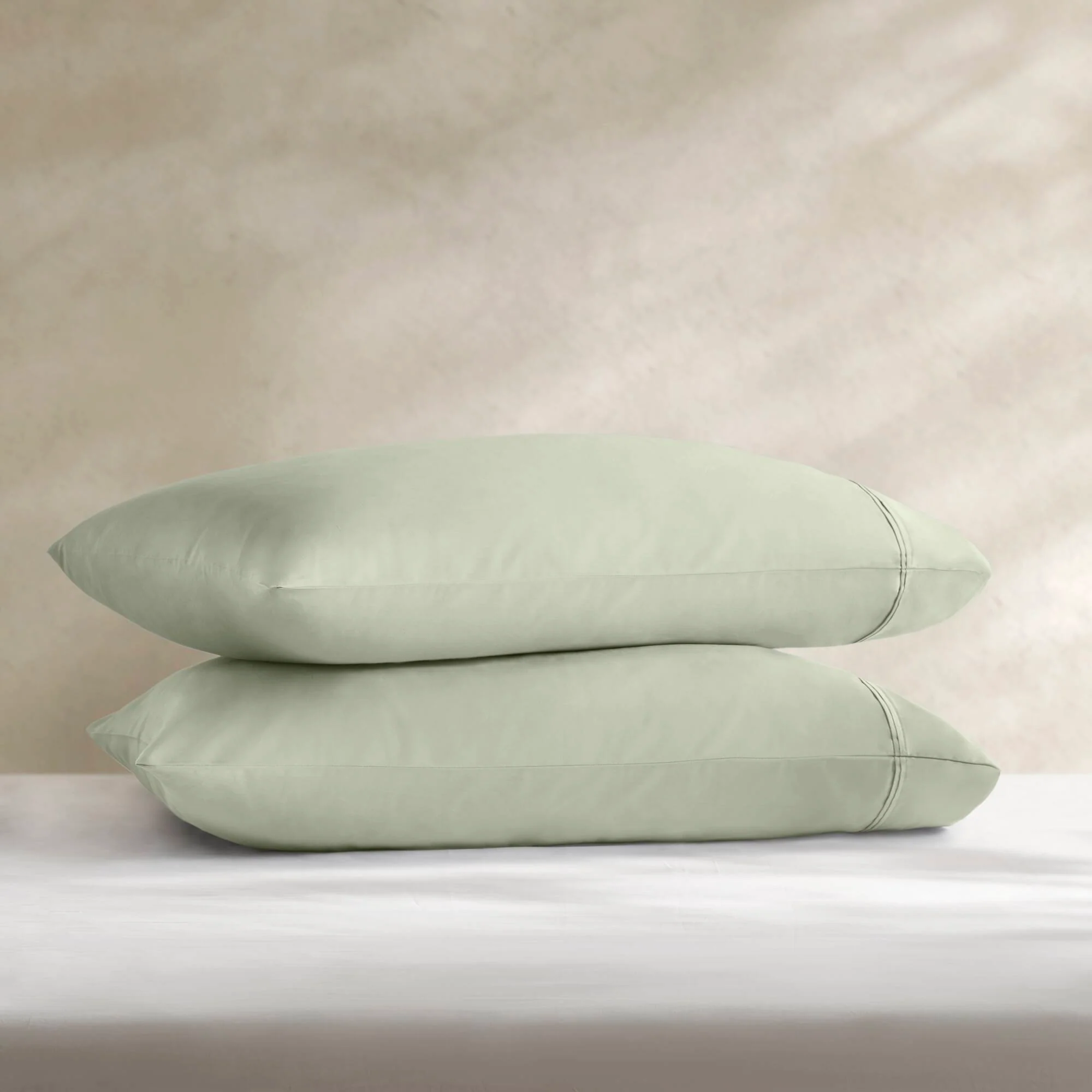 Standard Sateen Pillowcase Set - Sage - Image 2