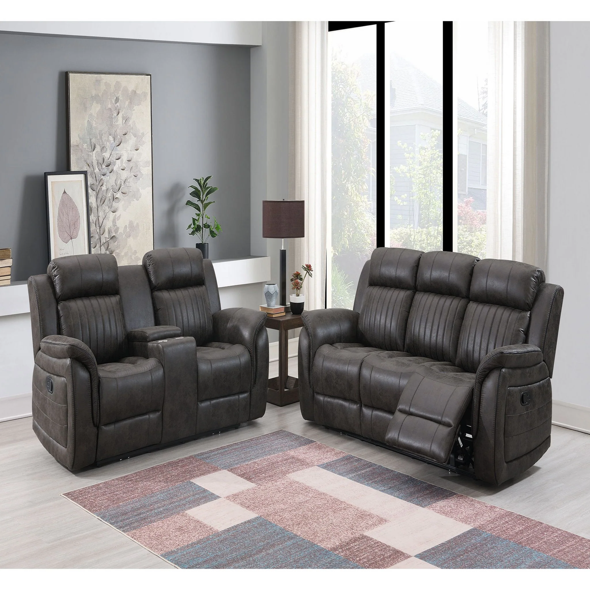 Steban - Transitional Style Living Room Set - Image 5