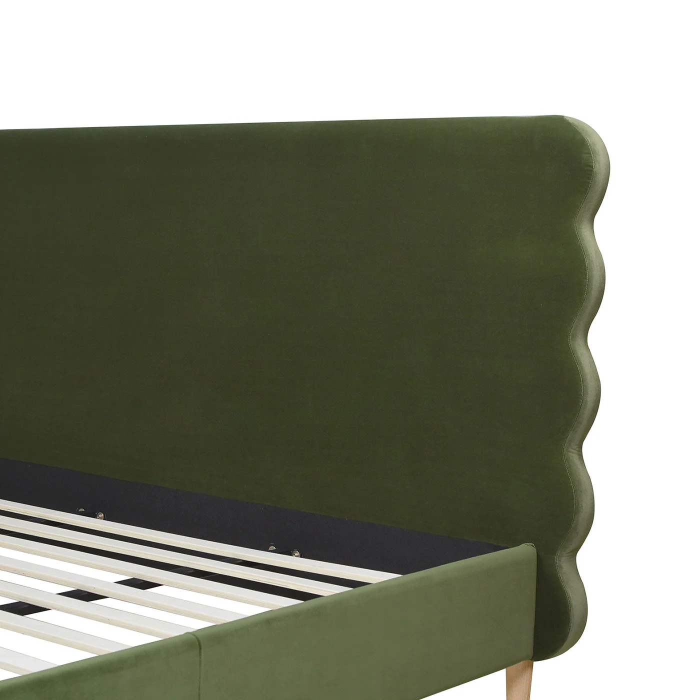 Stockholm - Modern Wavy Headboard Platform Bed - Image 7