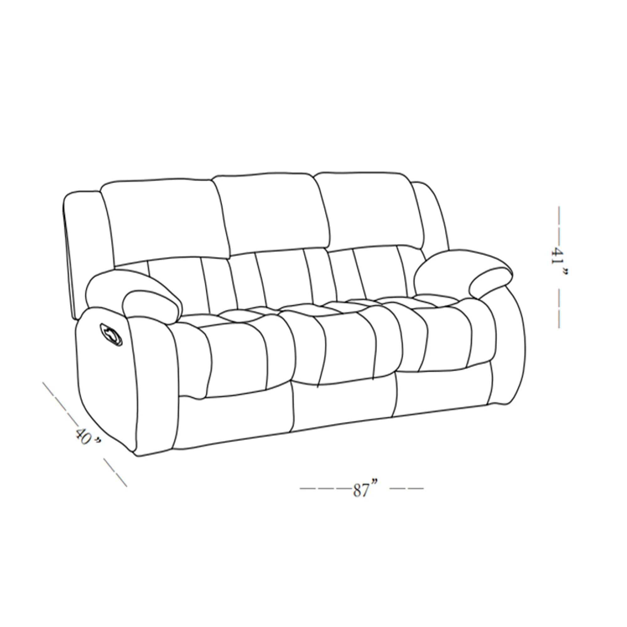 Stonic - Reclining Sofa Modern Design - Image 5
