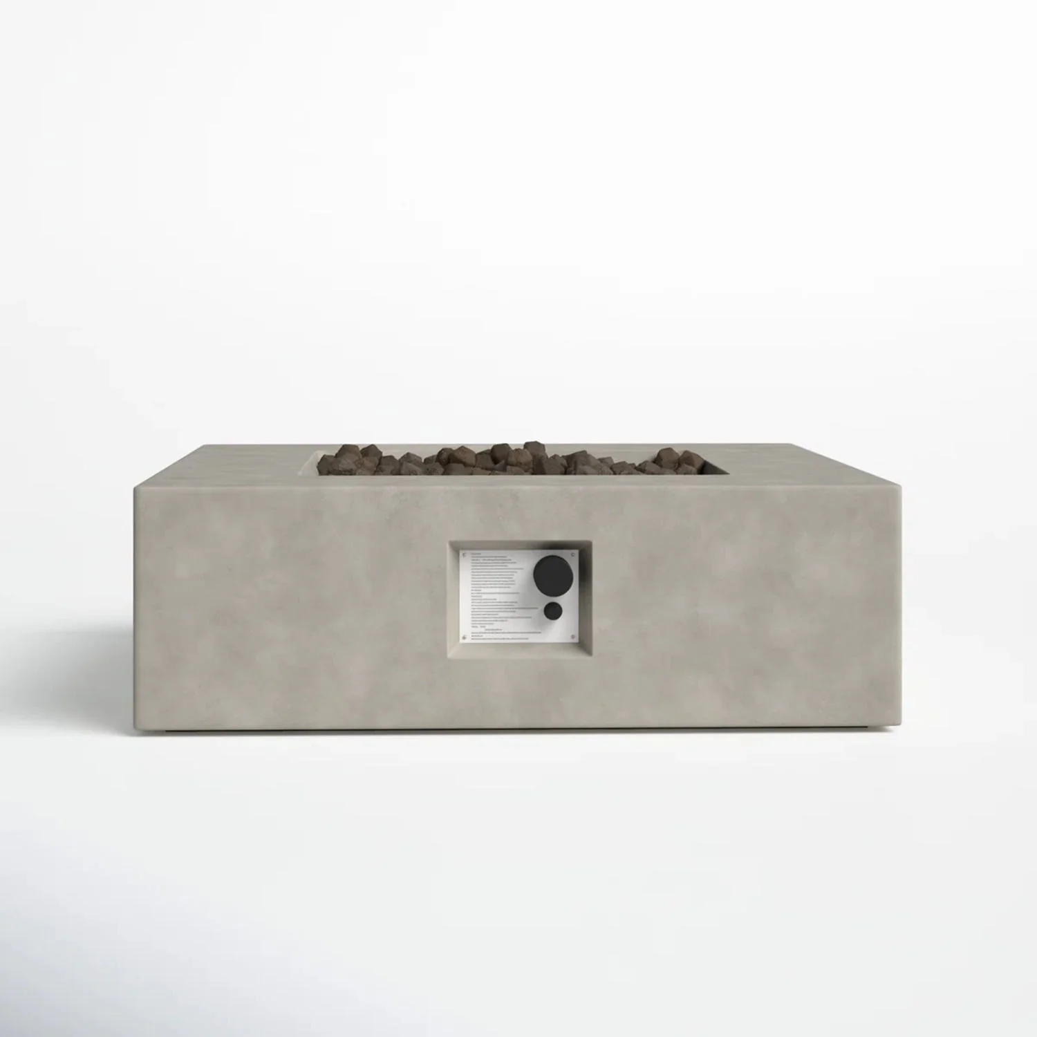 Streamlined Aesthetic Outdoor Fire Pit Table - Image 2