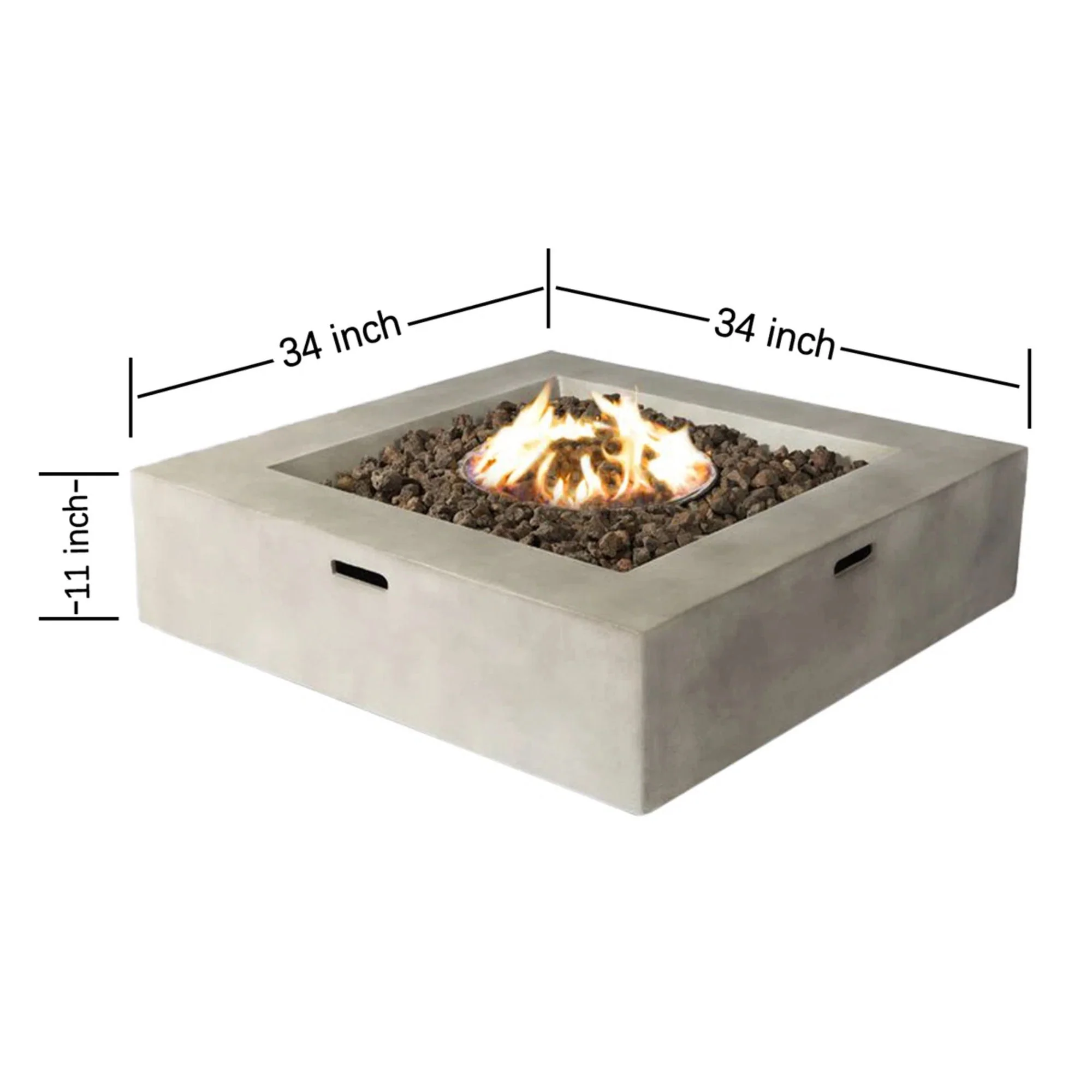 Streamlined Aesthetic Outdoor Fire Pit Table - Image 7