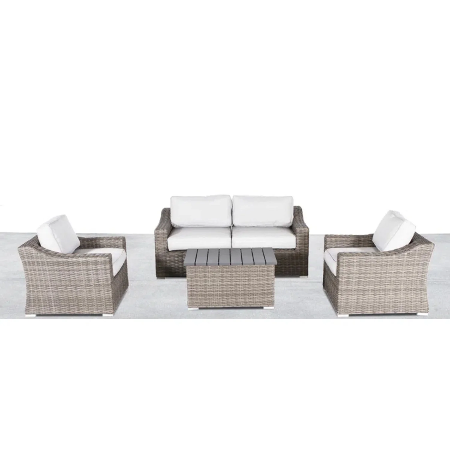 Stylish Sofa Seating Group With Cushions Perfect For Outdoor Gatherings - Image 14