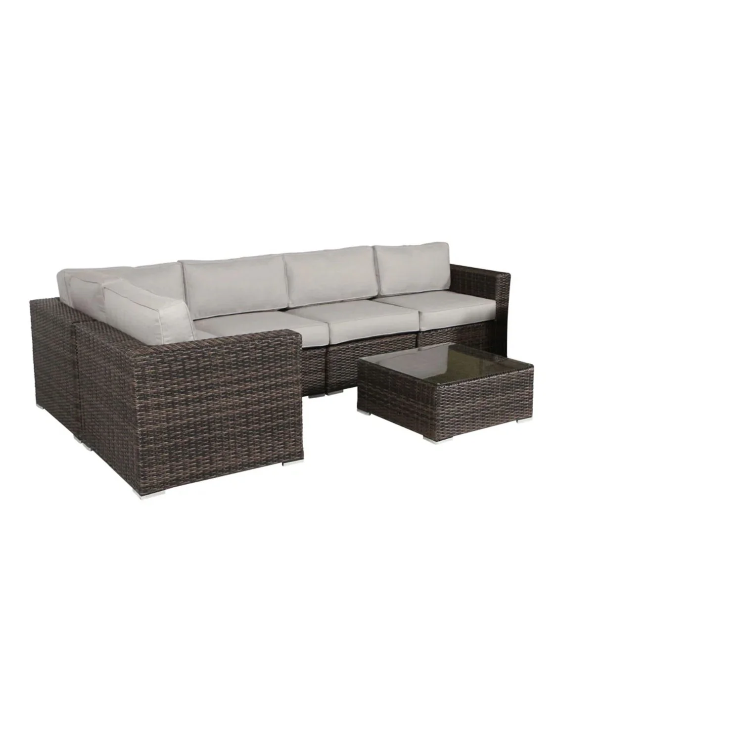 Stylish Wicker Patio Set Table - Image 2