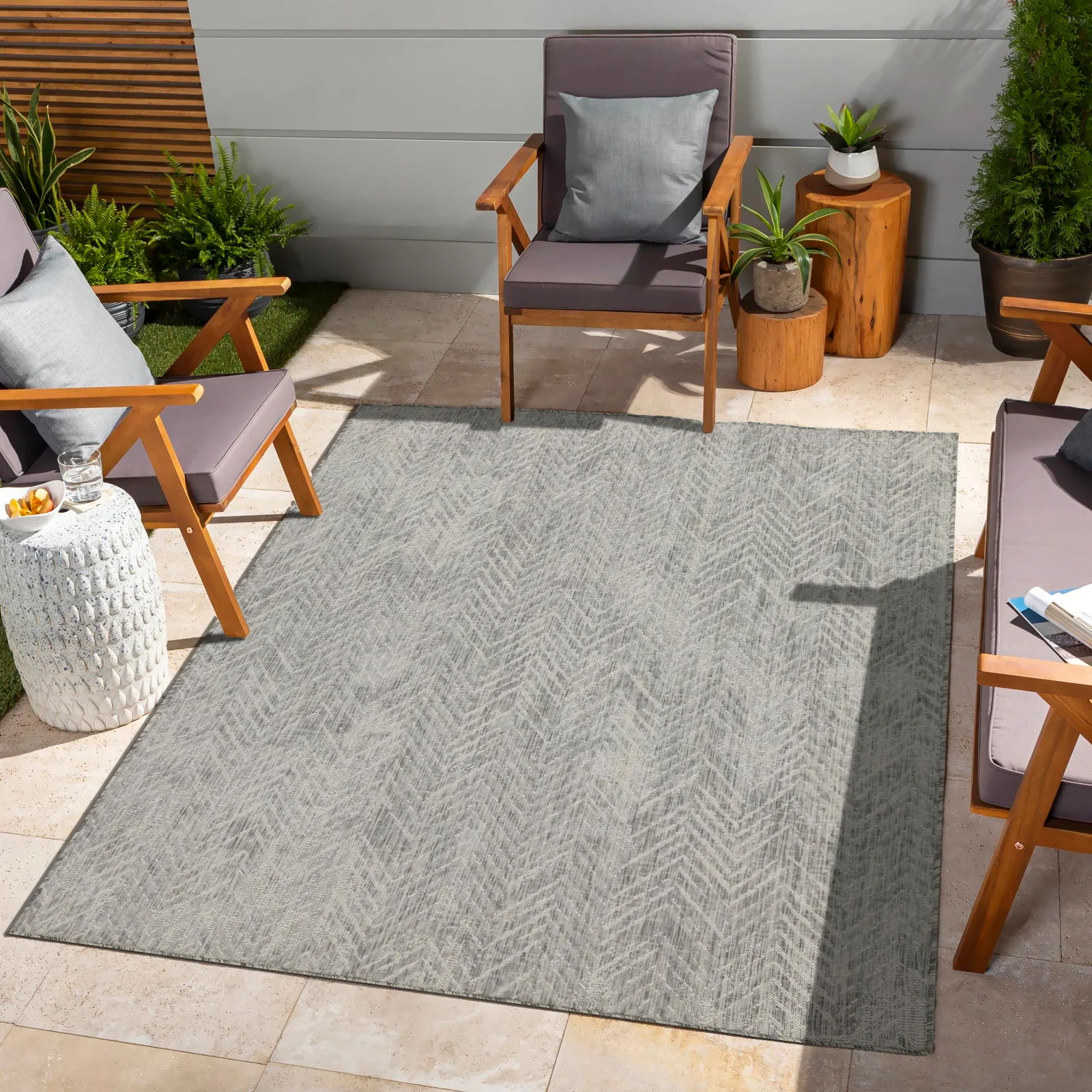 Sunshine - 2'7" X 7'3" Indoor / Outdoor, Area Rug Polypropylene - Image 9