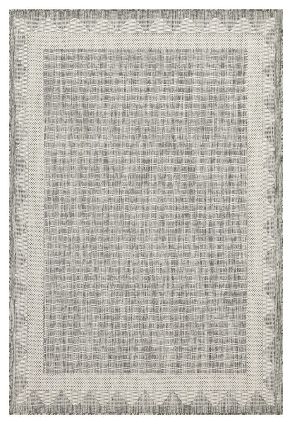 Sunshine - 2'7" X 7'3" Indoor, Outdoor Area Rug, Polypropylene - Silver - Image 3