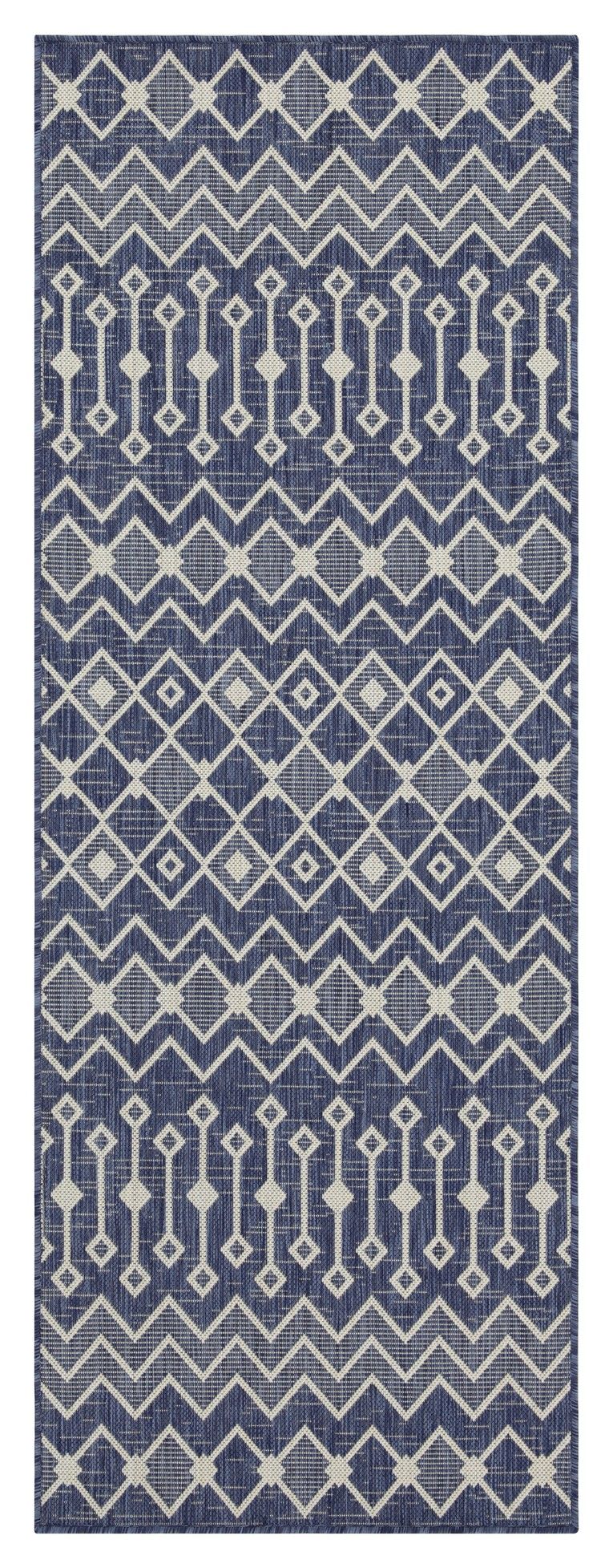 Sunshine - 5'3" X 7'3" Indoor & Outdoor Area Rug Polypropylene - Blue - Image 3