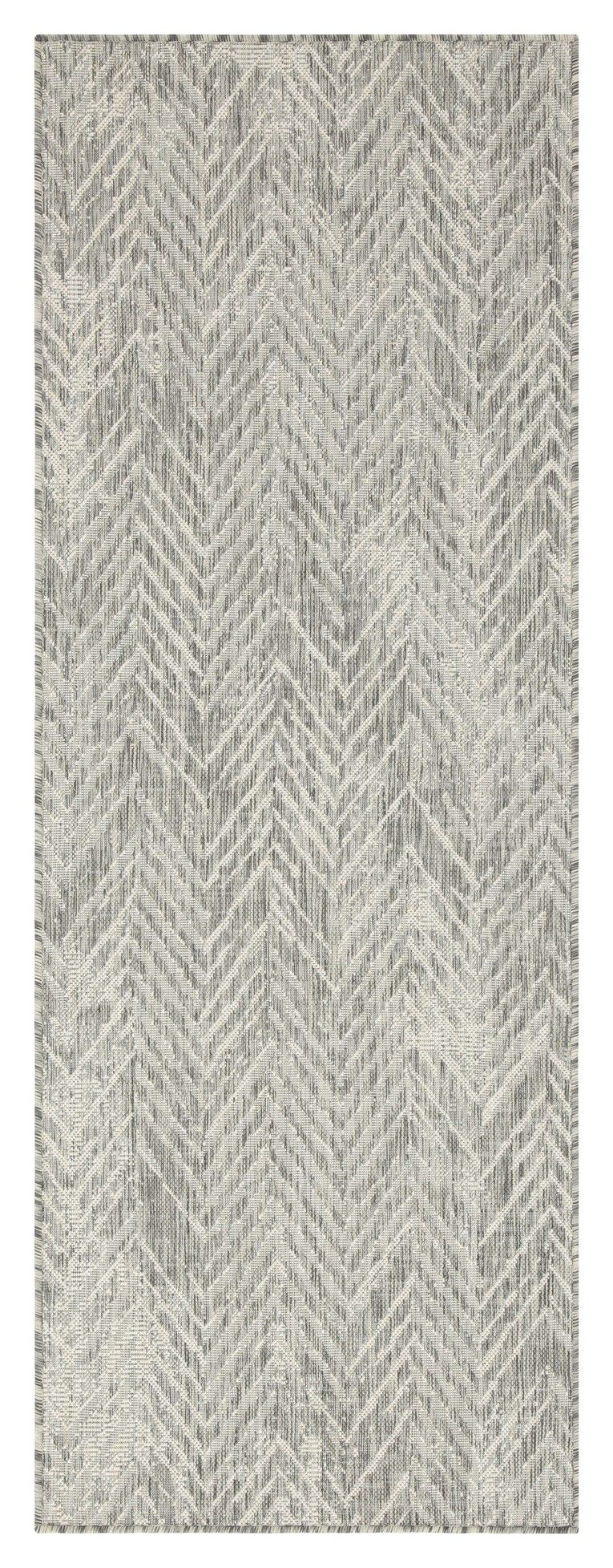 Sunshine - 5'3" X 7'3" Indoor, Outdoor Area Rug - Silver - Image 2