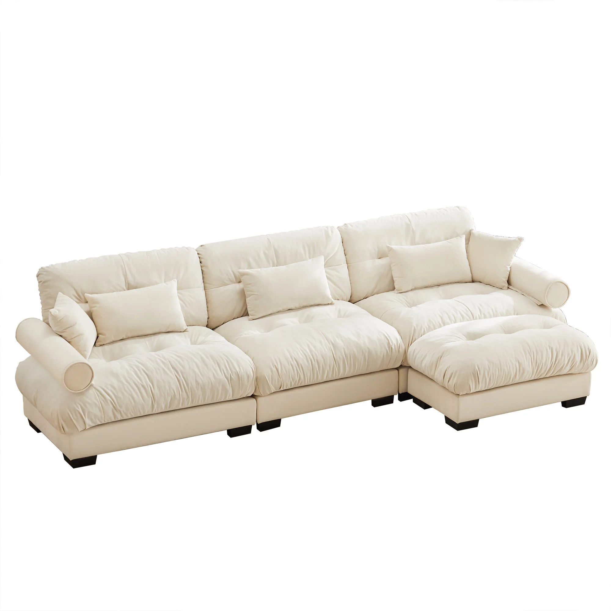 Super Comfort Oversized Modular Sectional Sofa With Movable Ottoman - Image 18