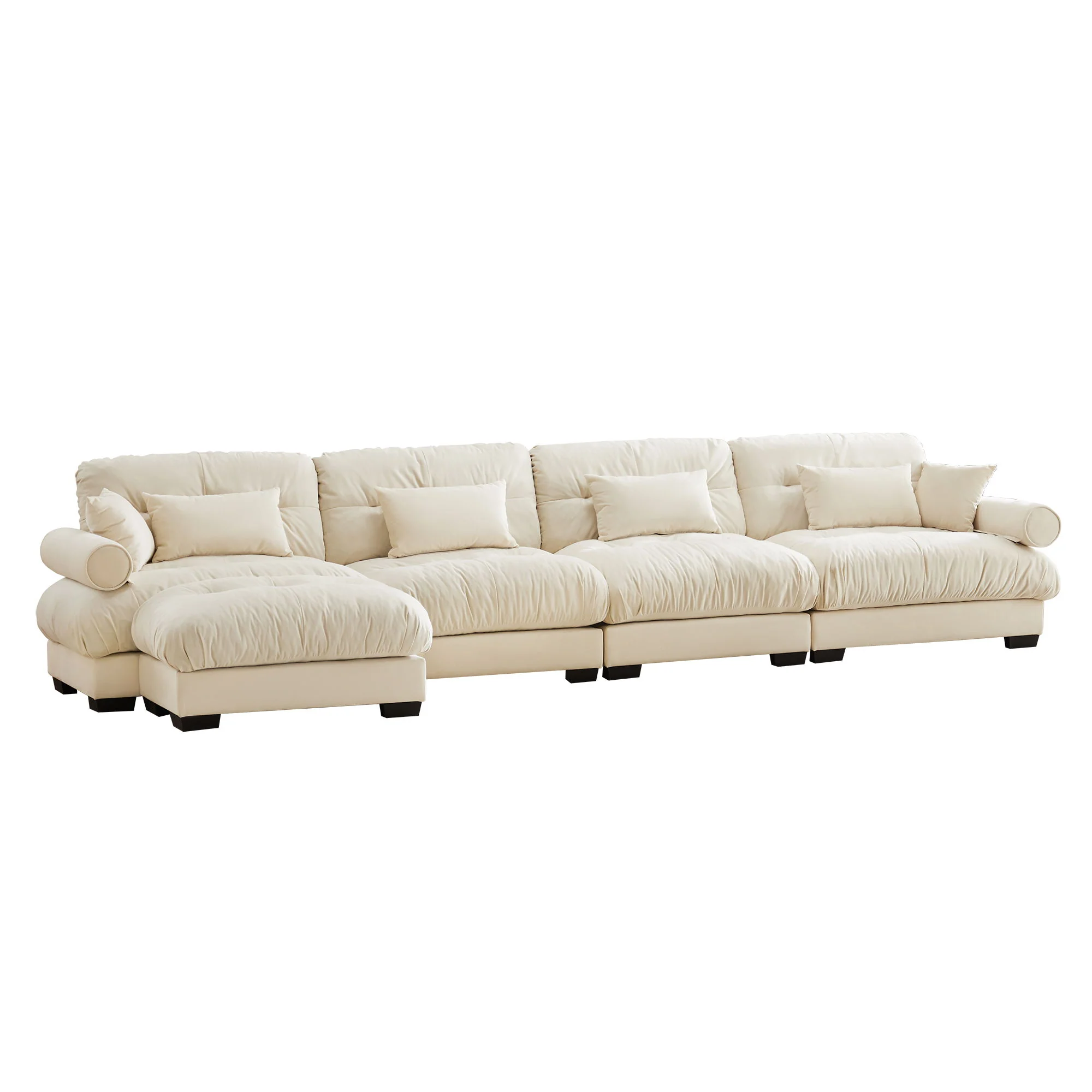 Super Comfort Oversized Modular Sectional Sofa With Movable Ottoman - Image 25