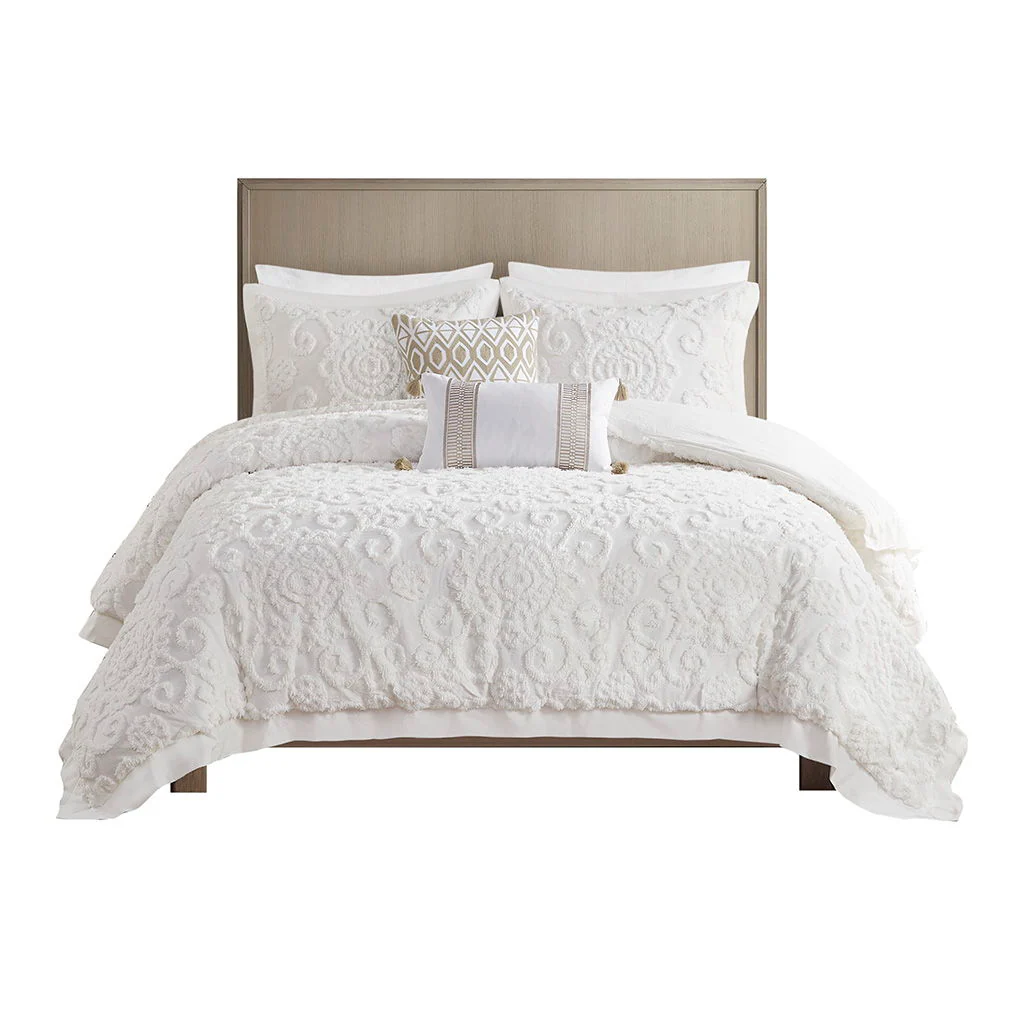 Suzanna - King Duvet Mini Set - Ivory - Image 4