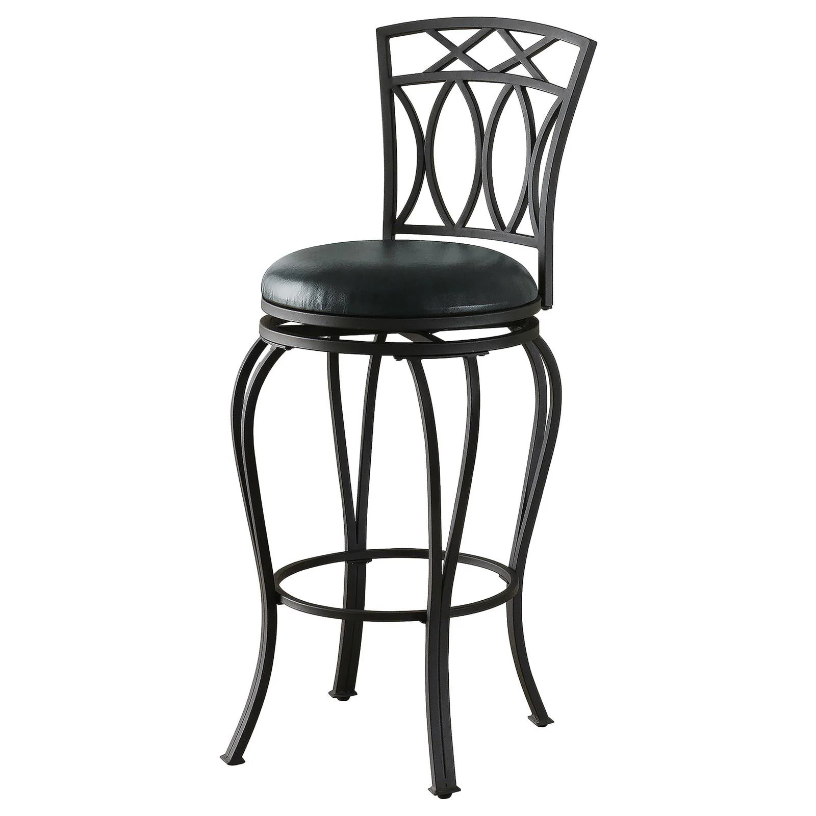 Swivel Stool With Upholstered Seat - Image 6