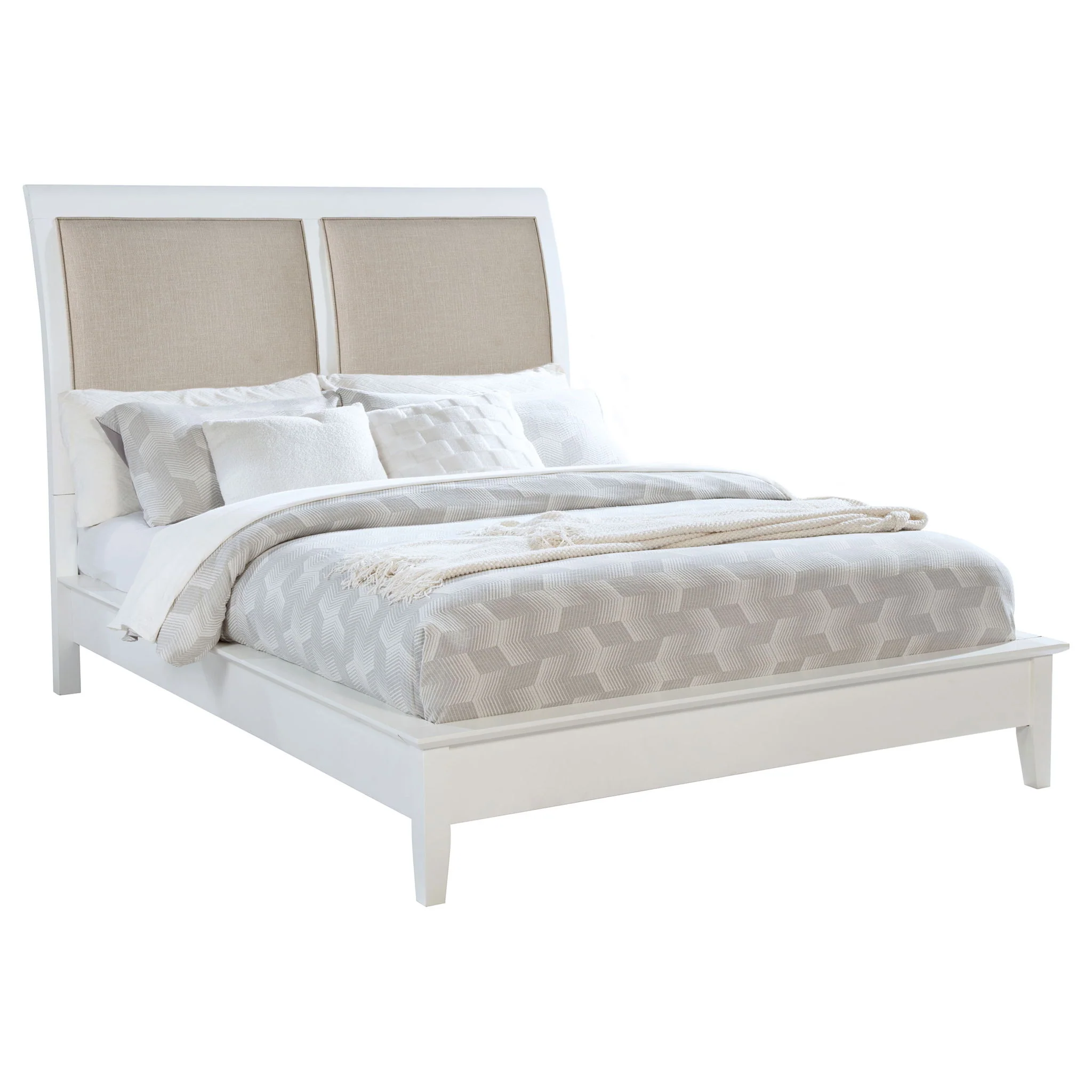 Talia - Queen Bed - White - Image 3