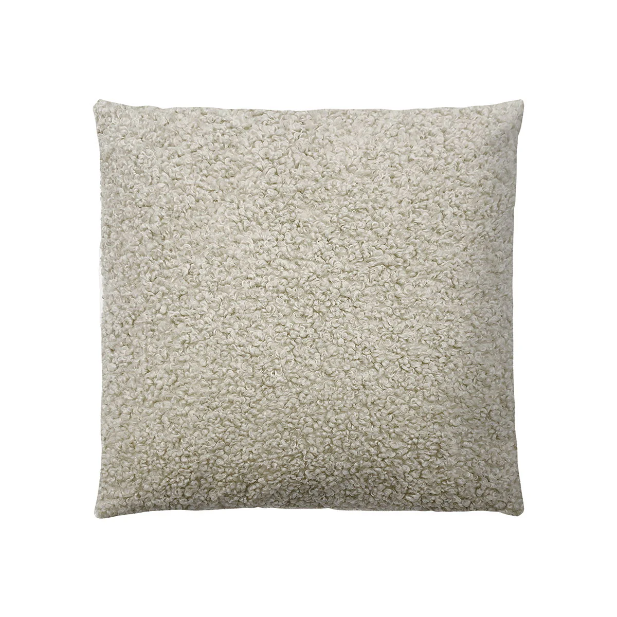 Tara - Solid Boucle Square Pillow - Beige - Image 2
