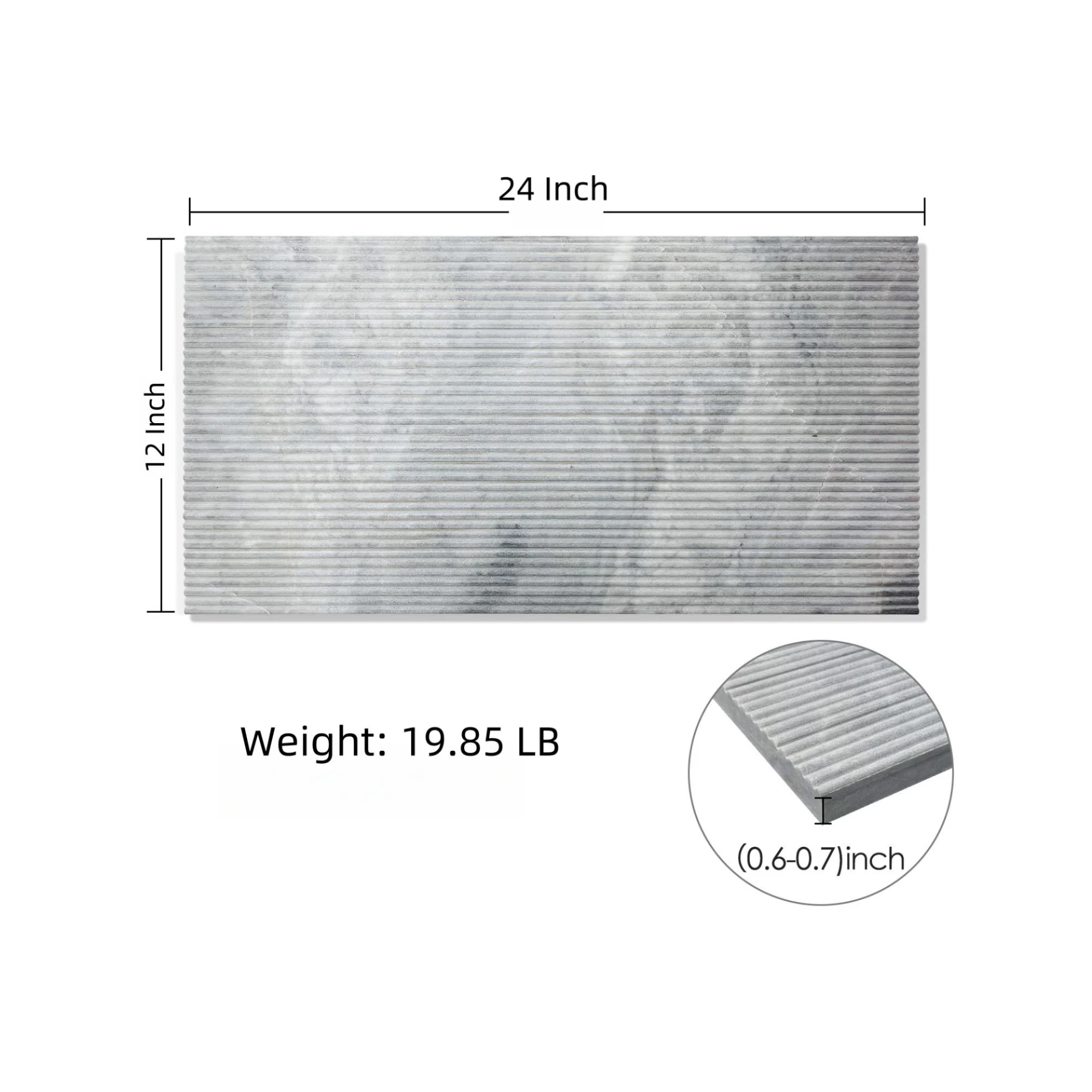 Textured Finished, 3D Tiles For Wall Decoration (Set of 4) - Image 4