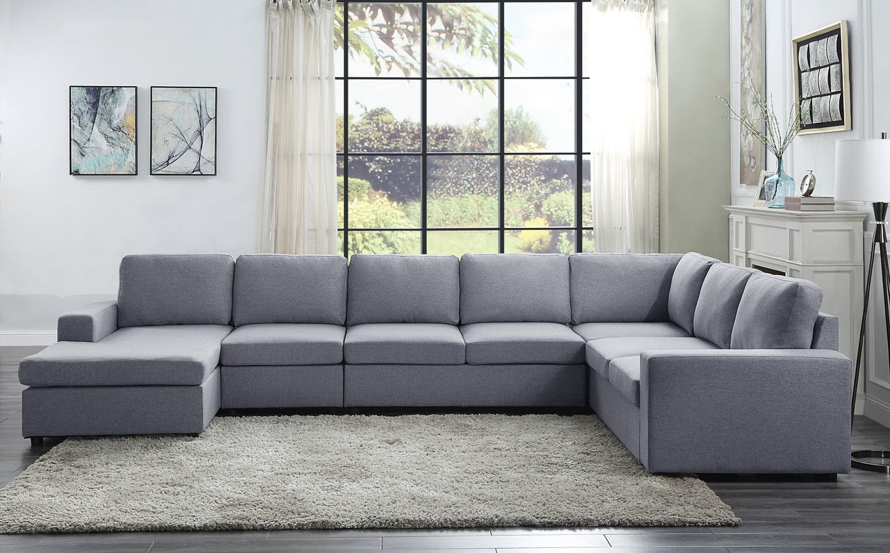 Tifton - 7 Seat Reversible Modular Sectional Sofa Chaise - Image 2