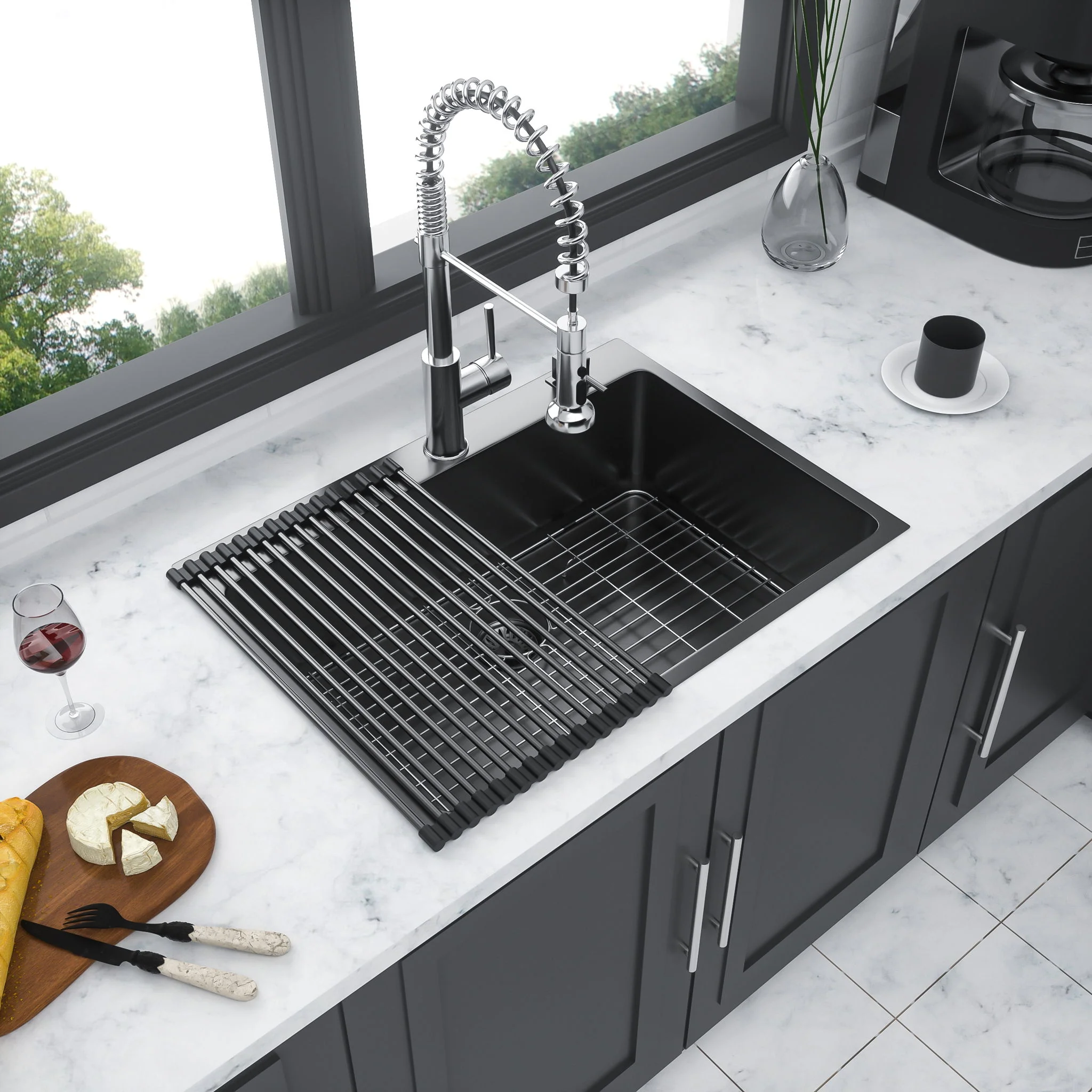 Topmount Kitchen Sink 16 Gauge, Single Bowl - Image 12