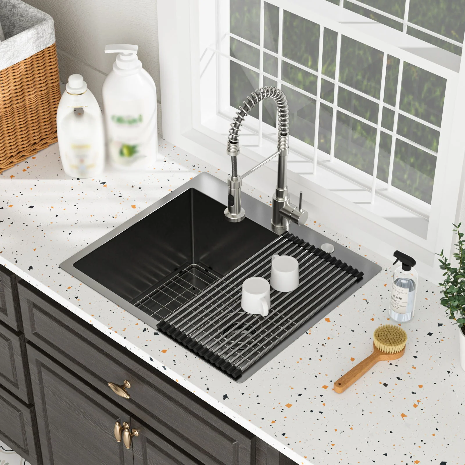 Topmount Kitchen Sink 16 Gauge, Single Bowl - Image 18