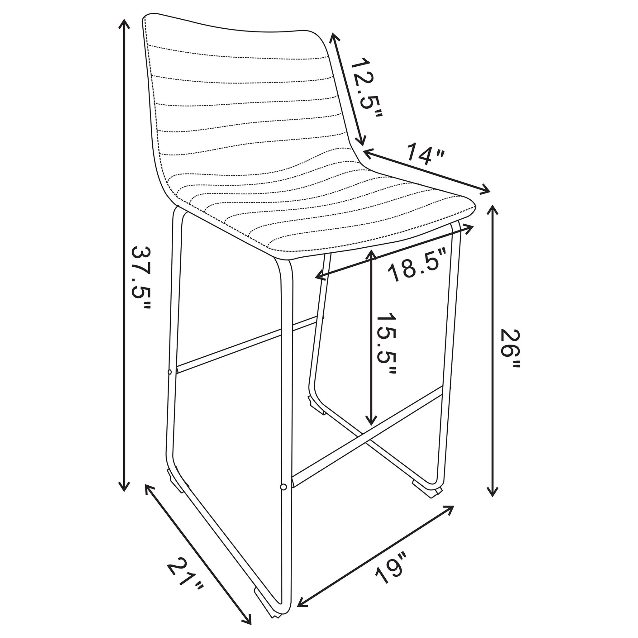 Torrence - Counter Chair (Set of 2) - Image 5