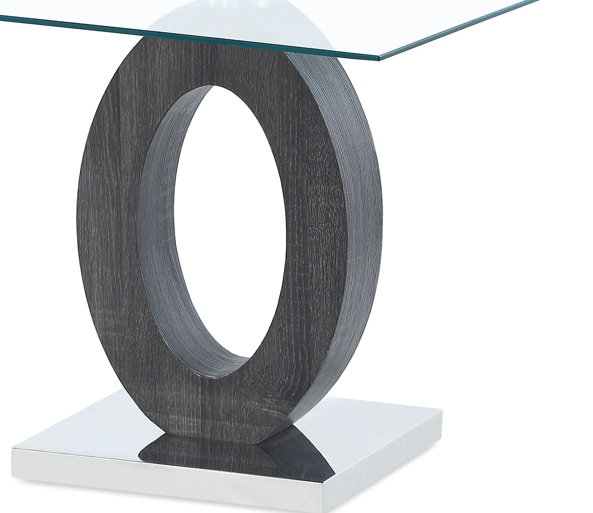 Tracker - End Table - Brown White - Image 2