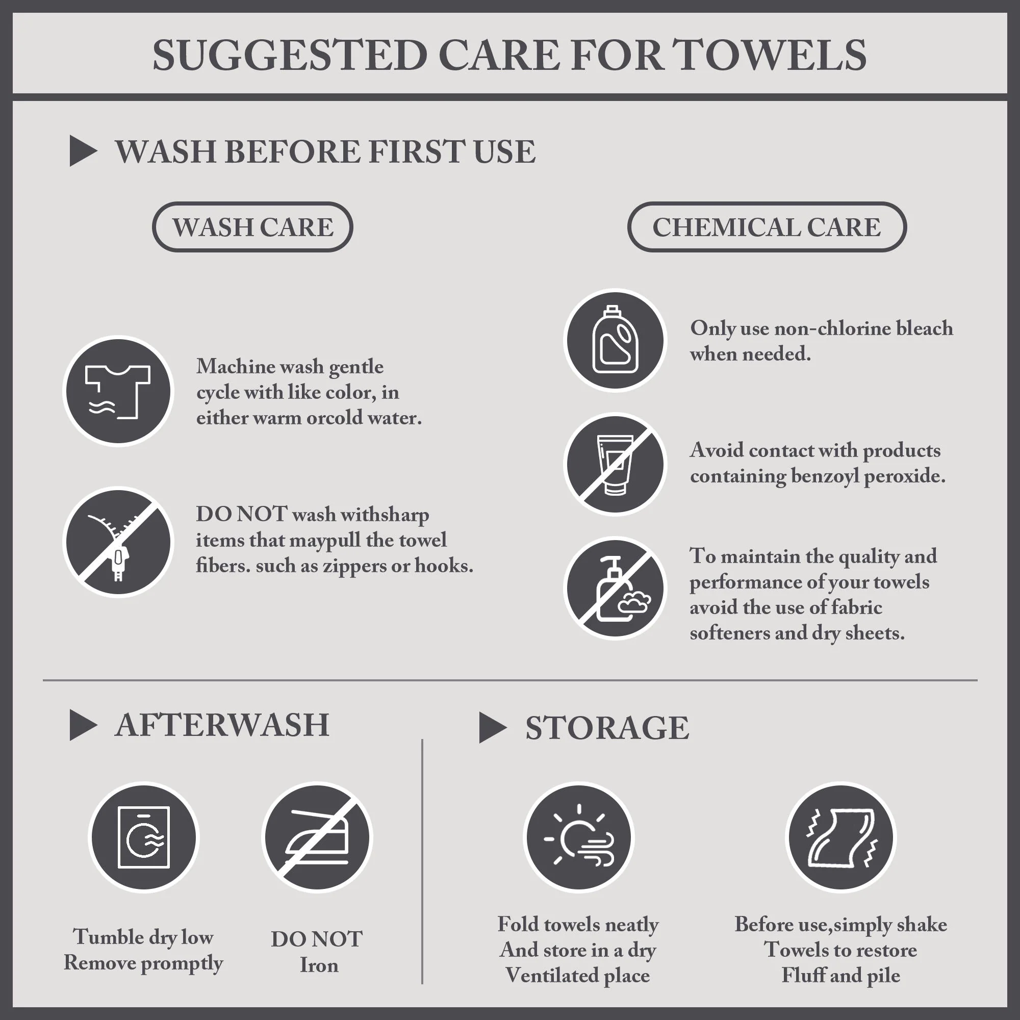 Turkish - 6 Piece Bath Towel Set - Light Blue - Image 3