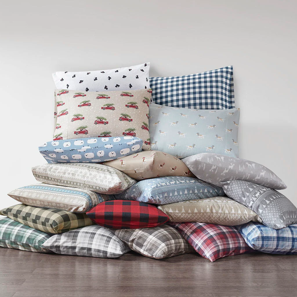 Flannel - Twin Sheet Set - Tan Cars - Image 2