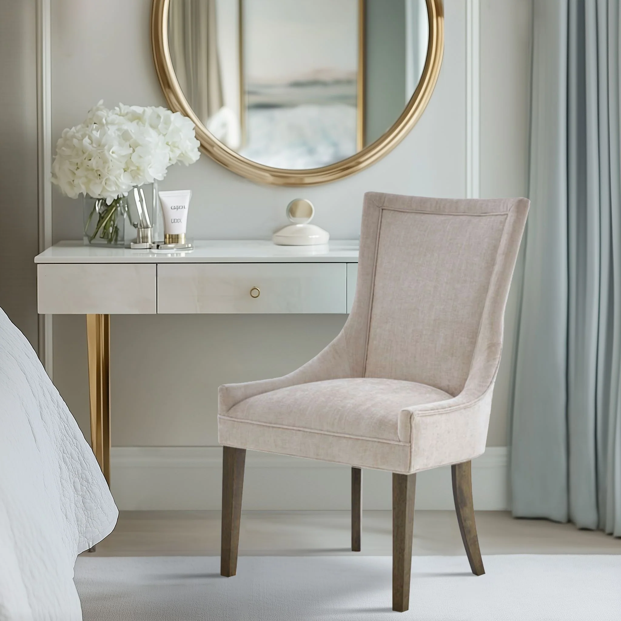 Ultra - Dining Side Chair (Set of 2) - Cream - Image 3