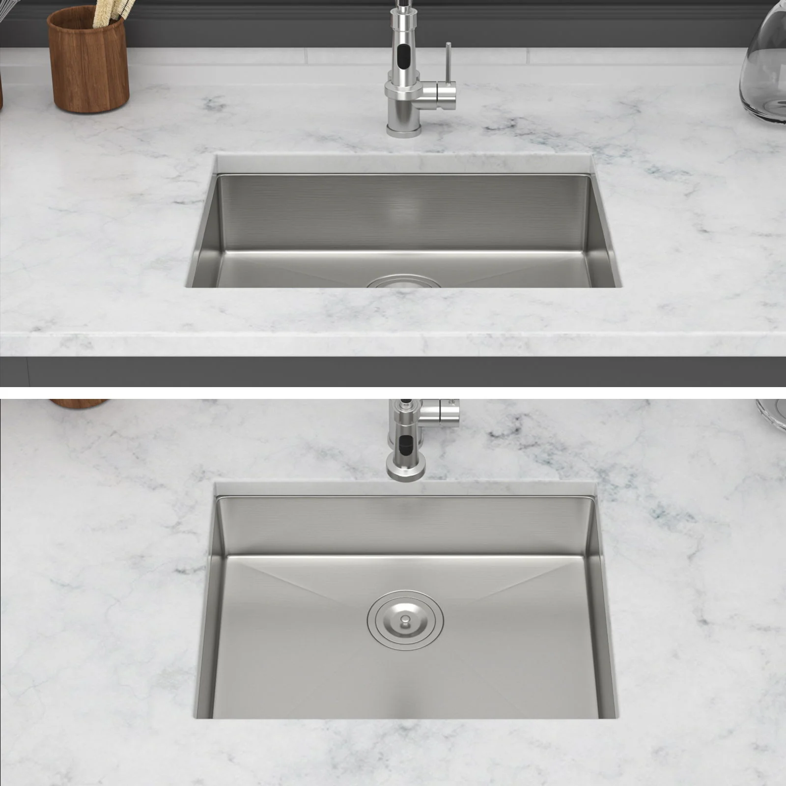 Undermount Sink, Low Depth Single Bowl - Image 8