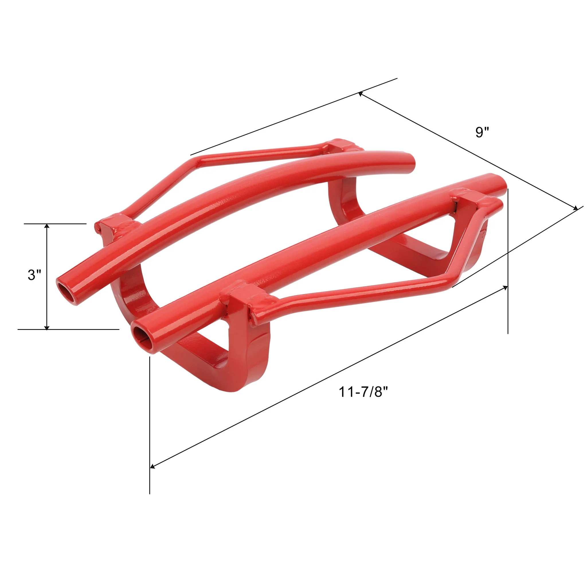 Universal Auto Body Repair Tools 12" Quarter Puller Dent Removal Tool - Red - Image 3
