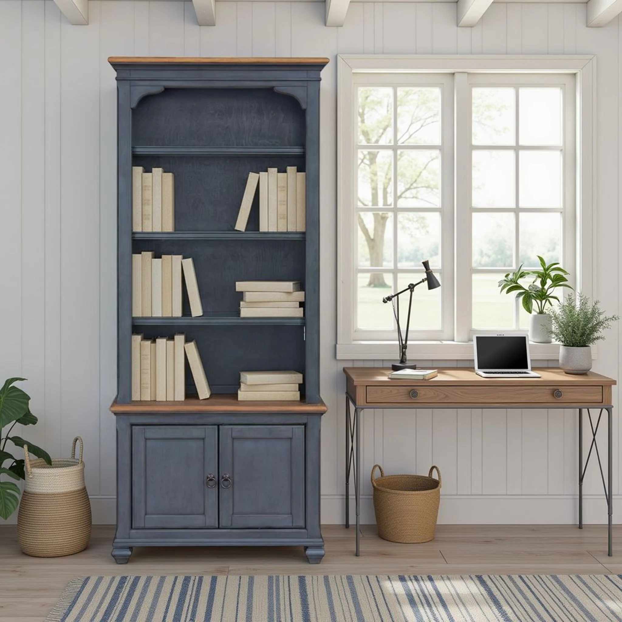Universal Pier Bookcase - Blue - Image 4
