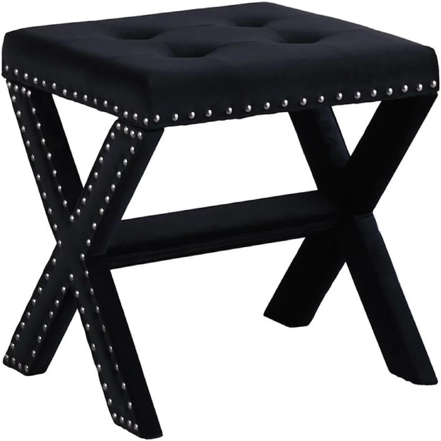 Upholstered Accent Bench With Nailhead Trim - Image 15