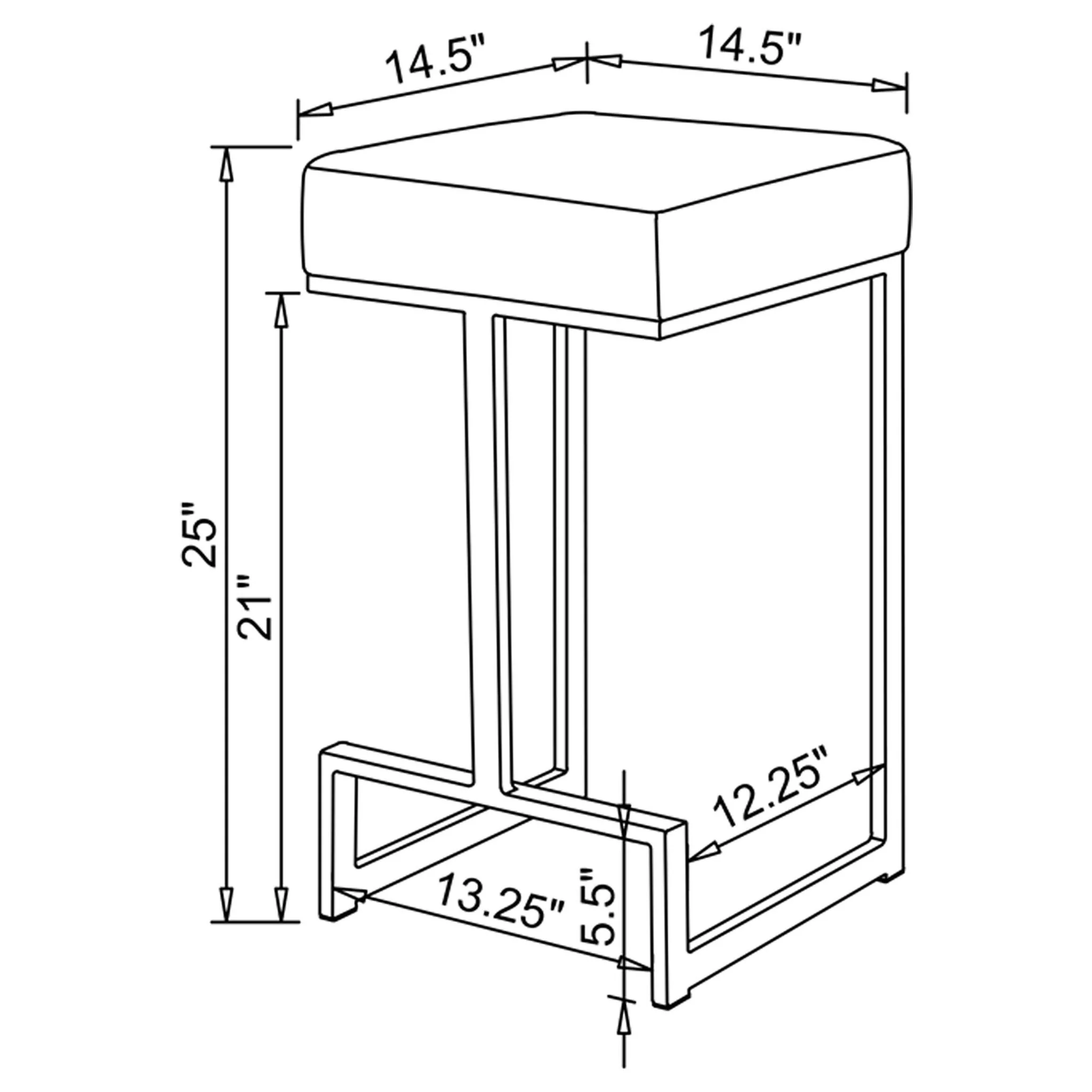 Upholstered Counter Height Stool - Image 6