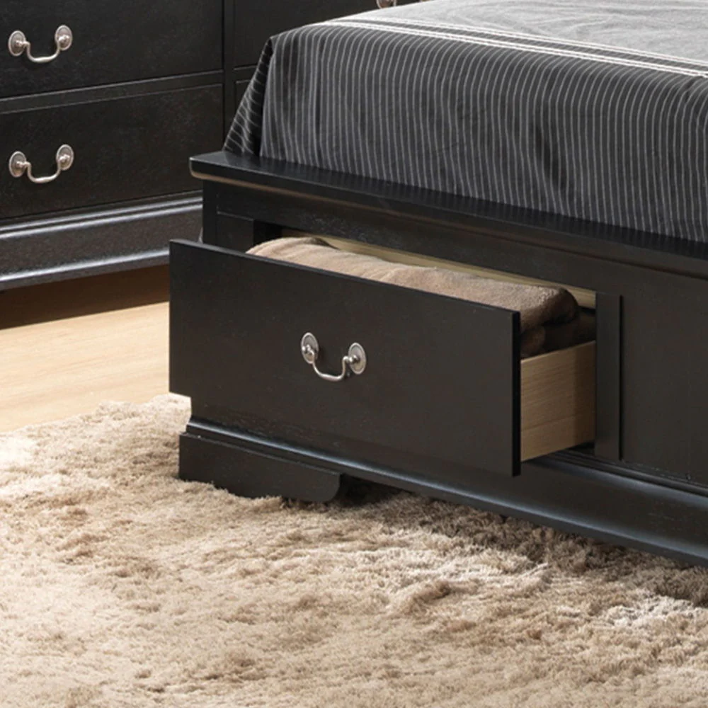 Upholstered Panel Sleigh Bed Design - Image 11
