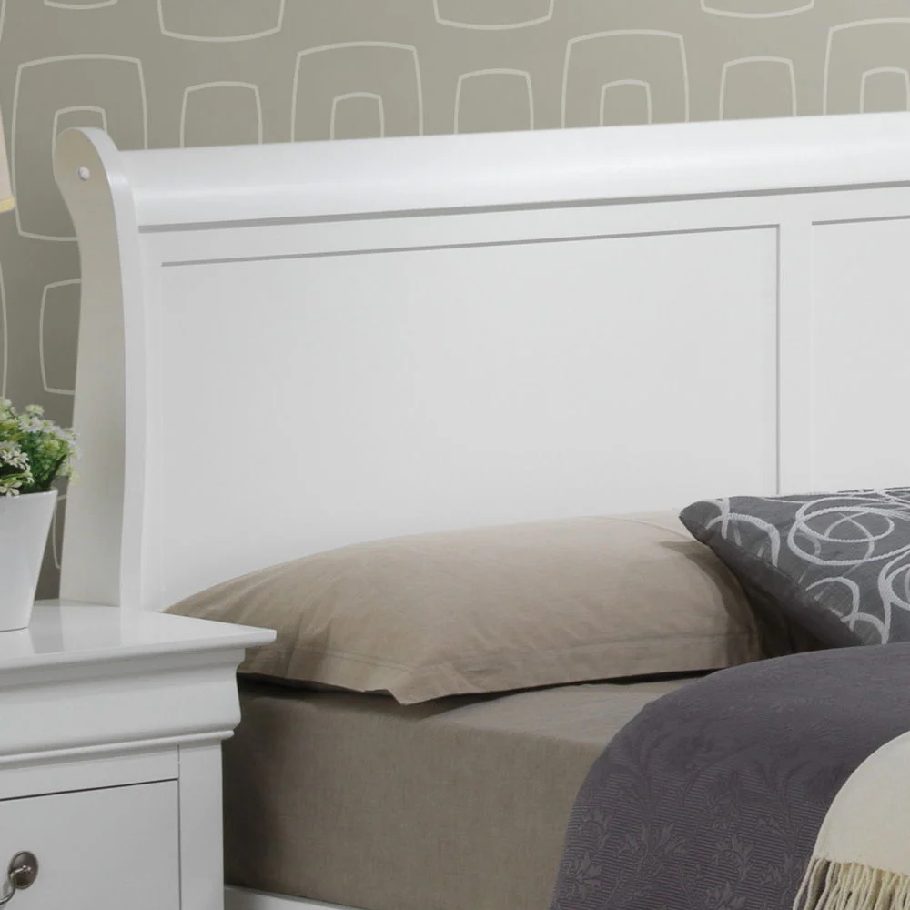 Upholstered Panel Sleigh Bed Design - Image 42
