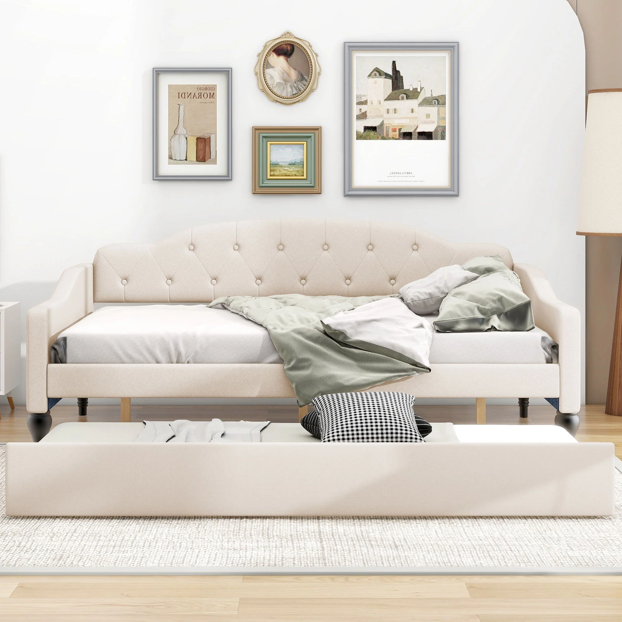 Upholstered Tufted Daybed - Image 12