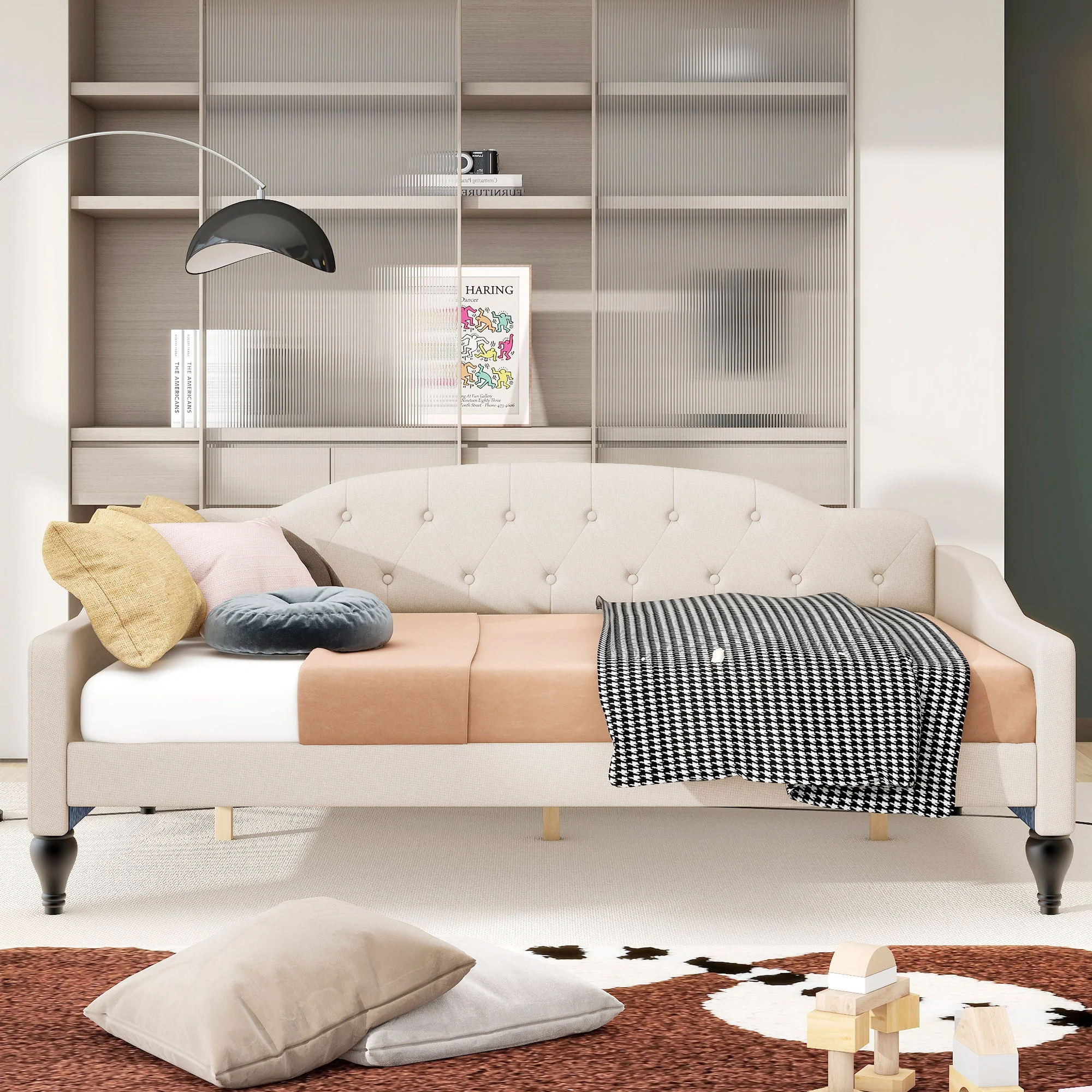 Upholstered Tufted Daybed - Image 9