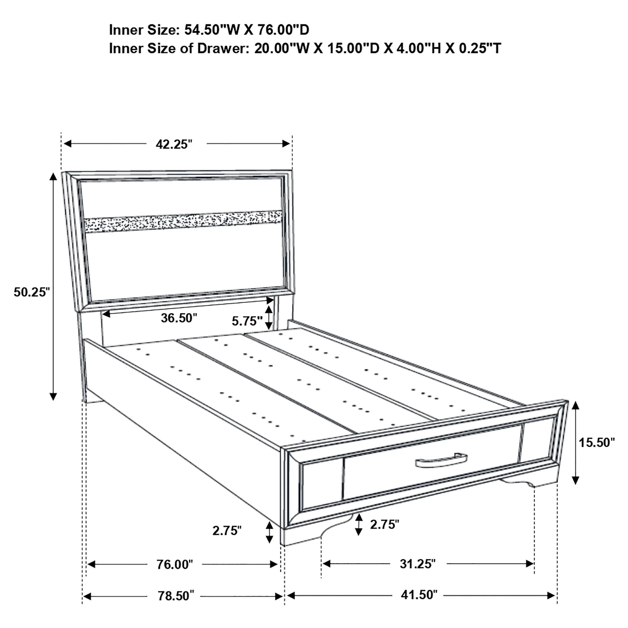 Urbana - Storage Panel Bed - Image 10