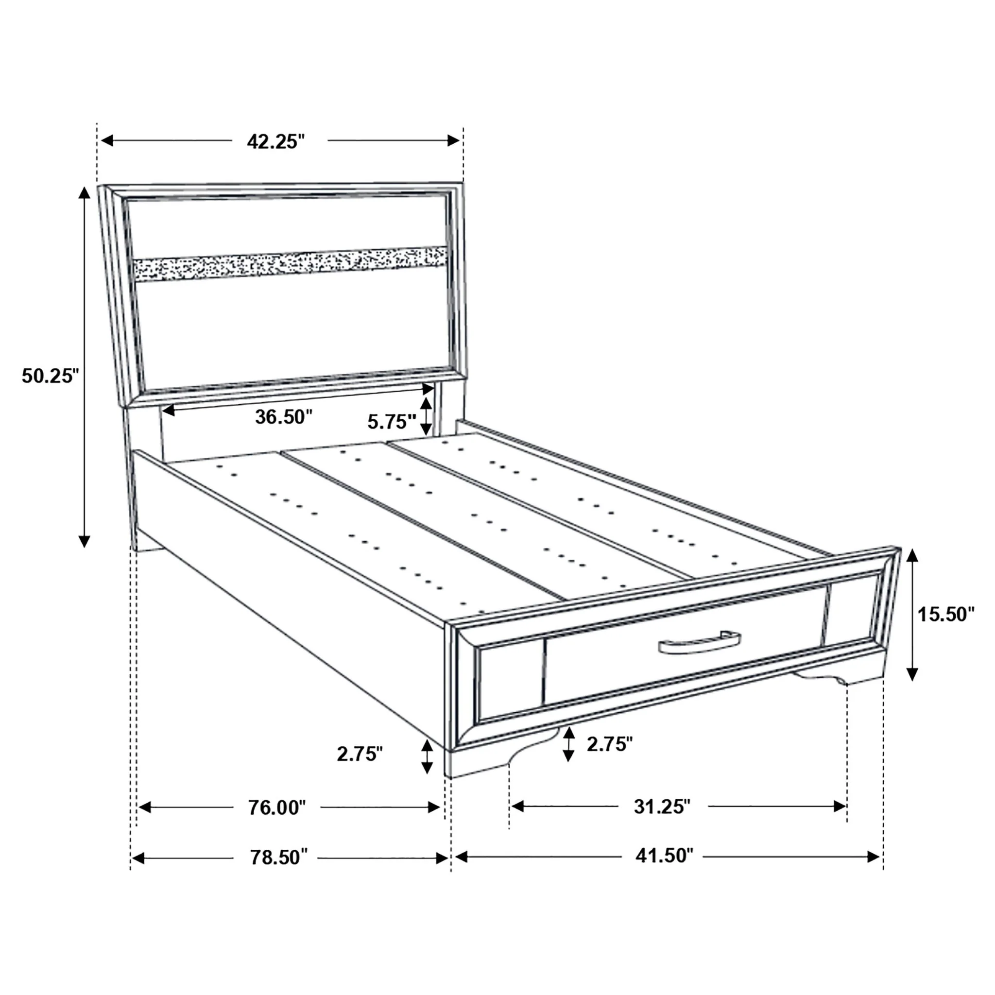 Urbana - Storage Panel Bed - Image 11