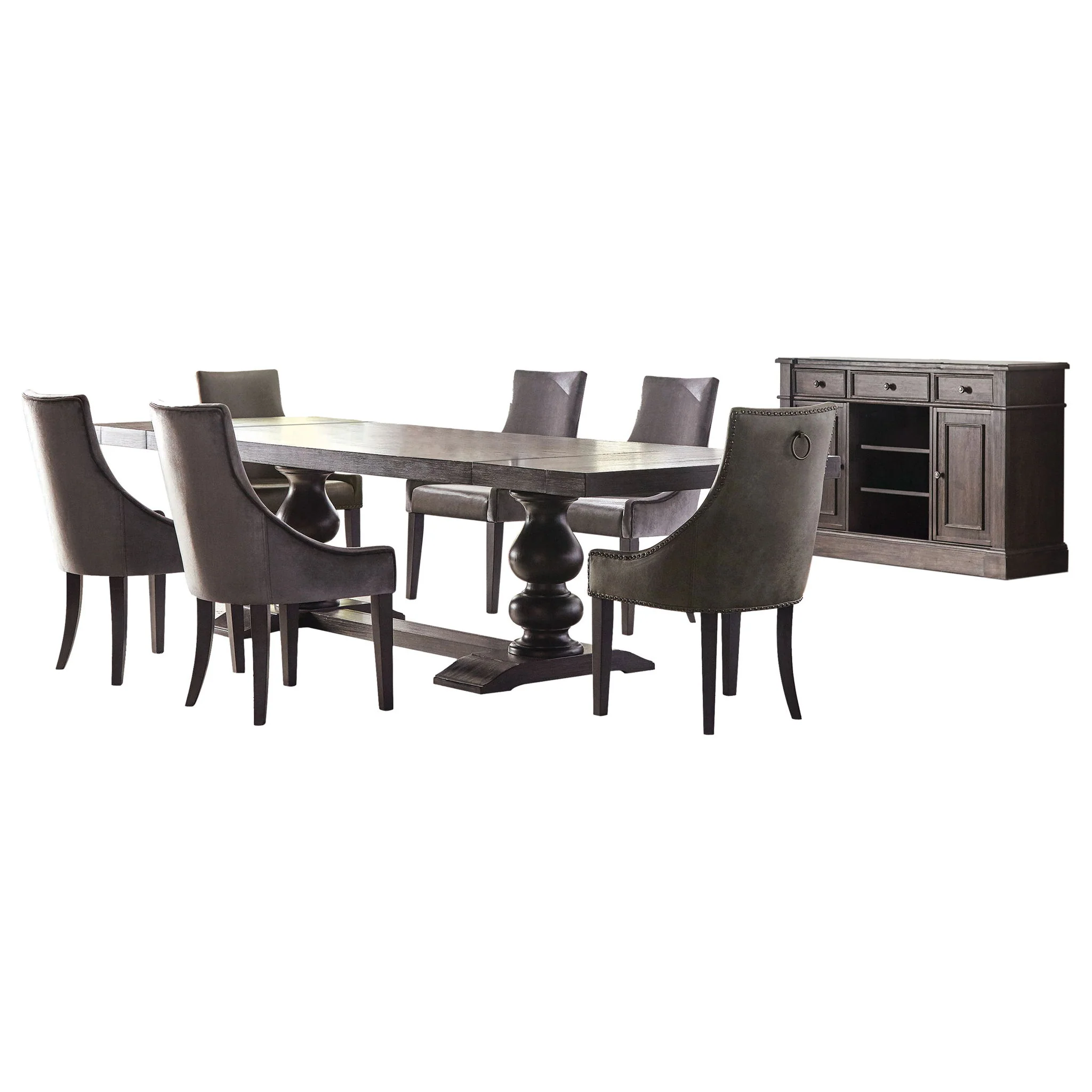 Vallerie - Dining Set With Upholstered Chairs - Image 2